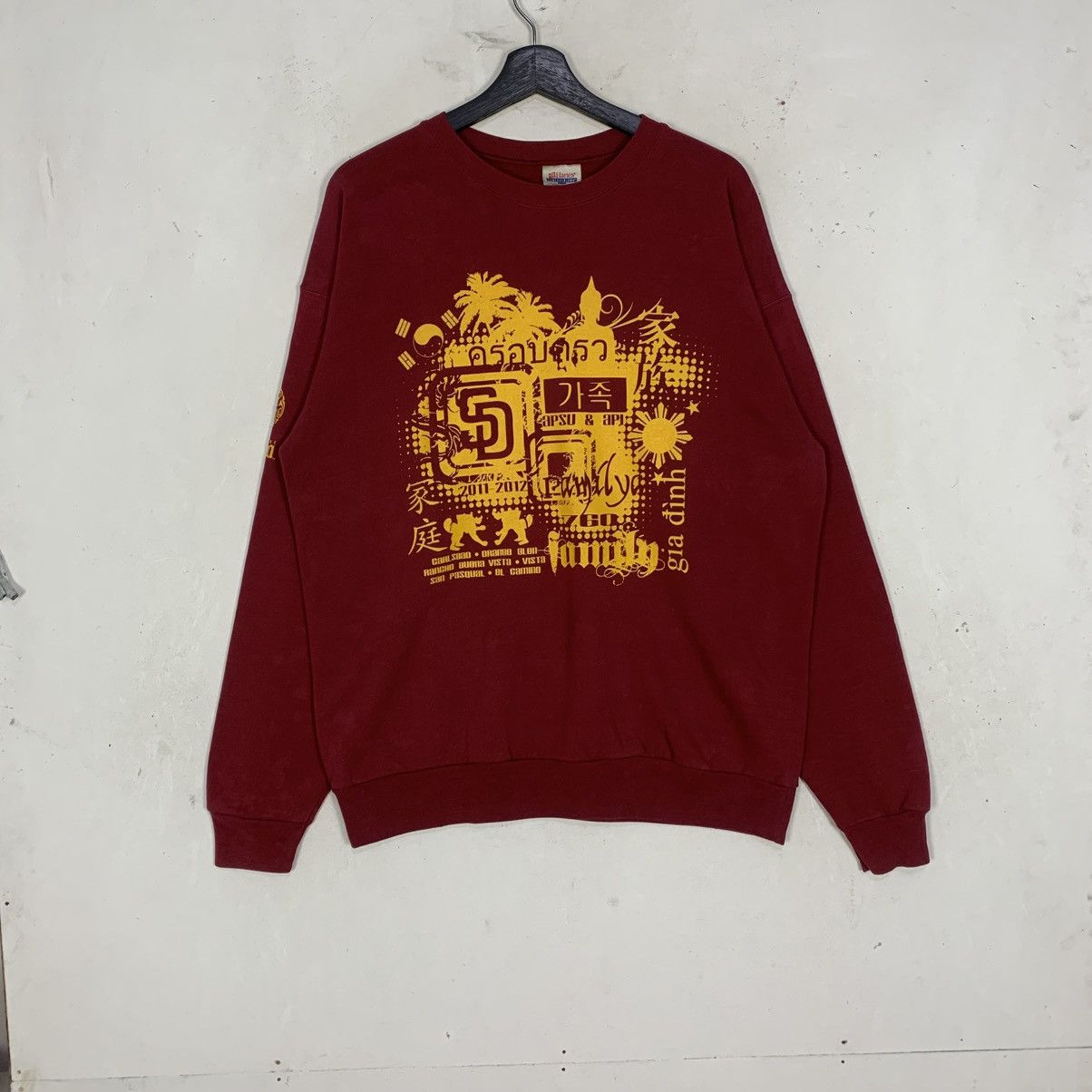 Hanes Vintage Hanes 760 StreetWear JapaneseBrand Sweatshirt Size US L / EU 52-54 / 3 - 1 Thumbnail