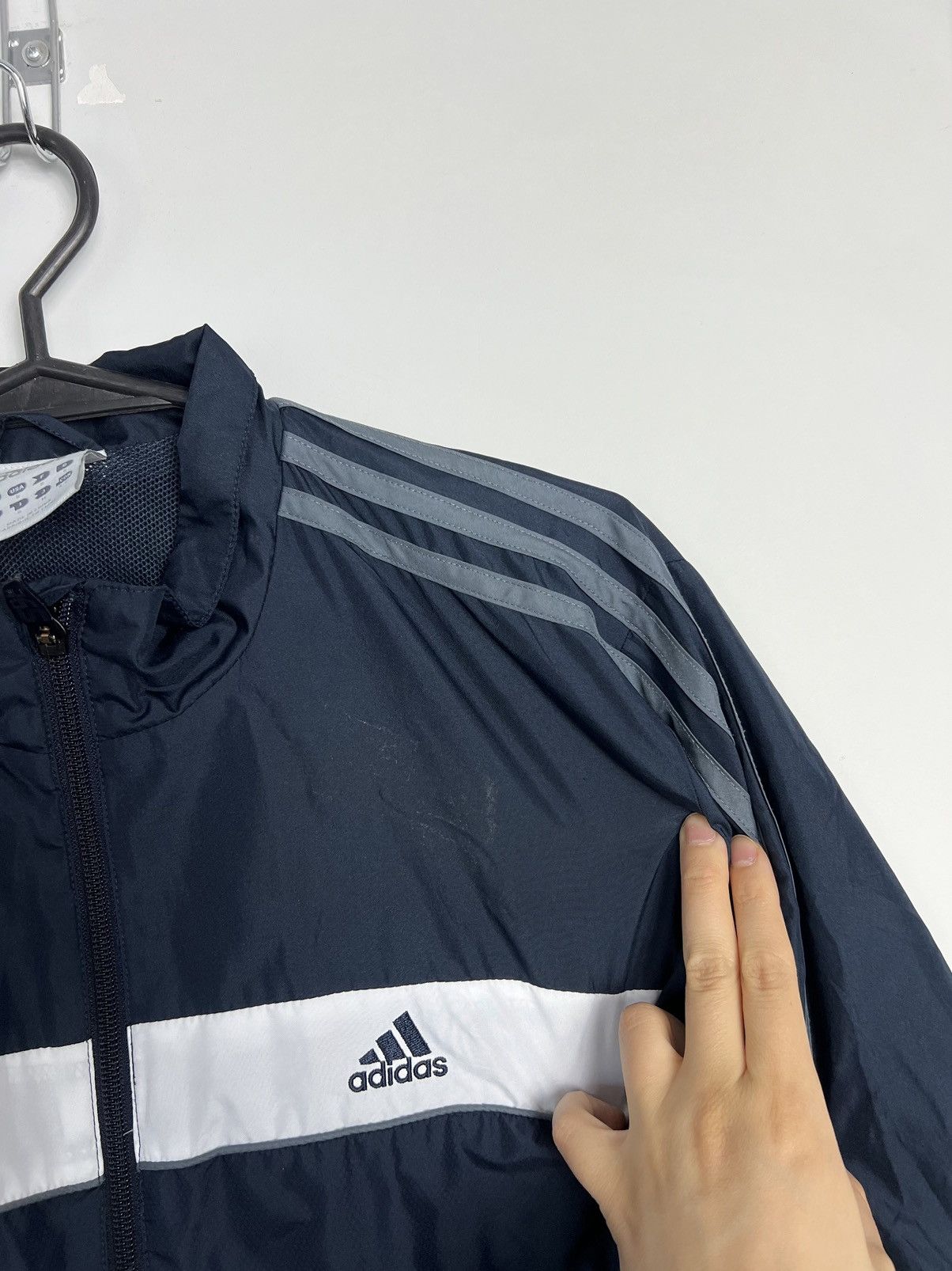 Adidas Jacket Adidas Stripes Vintage Zipped Size US S / EU 44-46 / 1 - 6 Thumbnail