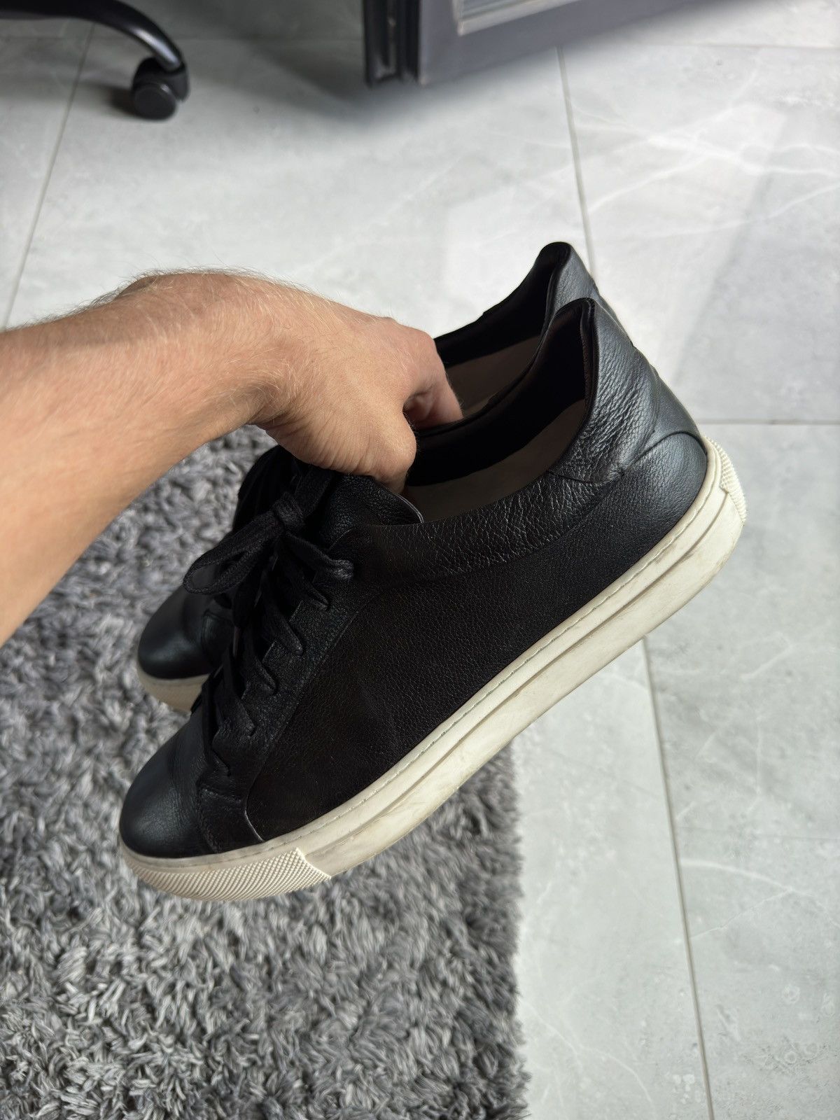 Massimo Dutti Massimo Dutti leather classic sneakers lace up Size US 10 / EU 43 - 6 Thumbnail
