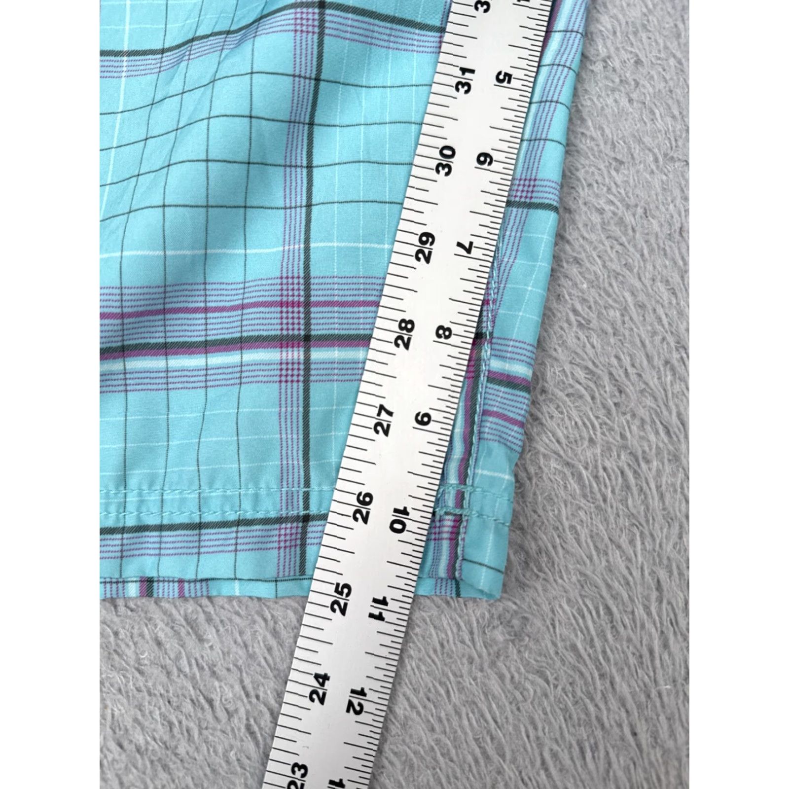 The North Face The North Face Swim Trunks Women 10 Blue Plaid 100% Polyester Beach Pool Size ONE SIZE - 7 Thumbnail