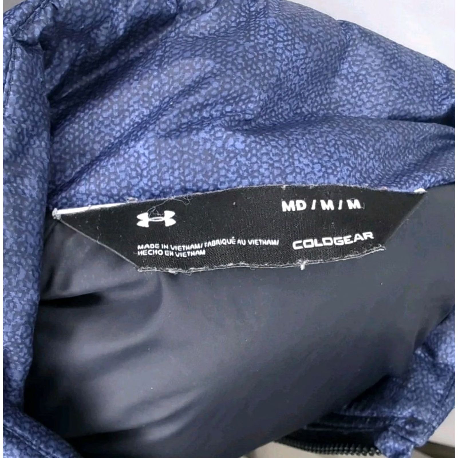 Under Armour UNDER ARMOUR COLDGEAR REACTOR PUFFER JACKET MENS MEDIUM BLUE QUILTED WINTER SKI Size US M / EU 48-50 / 2 - 5 Thumbnail