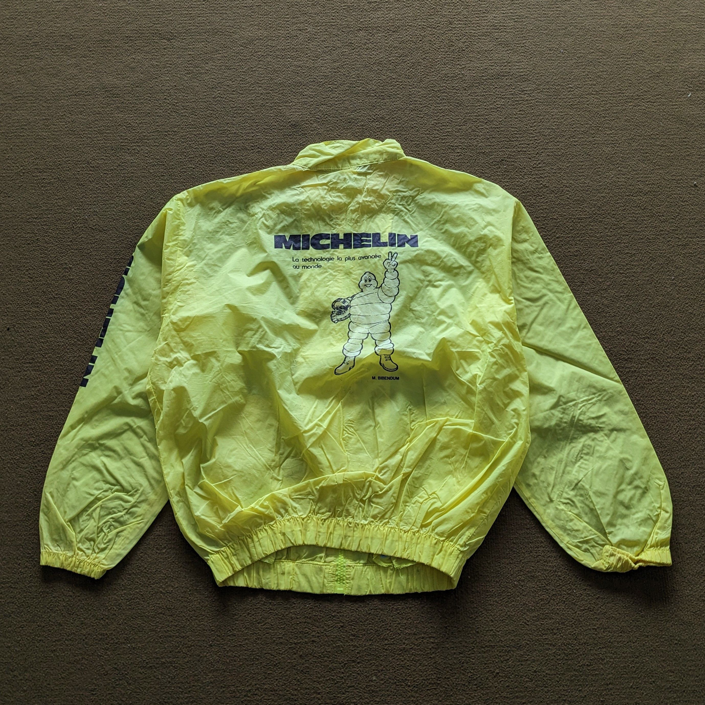 Vintage Vintage MICHELIN Tyres Racing Windbreaker Jacket Size US L / EU 52-54 / 3 - 1 Thumbnail