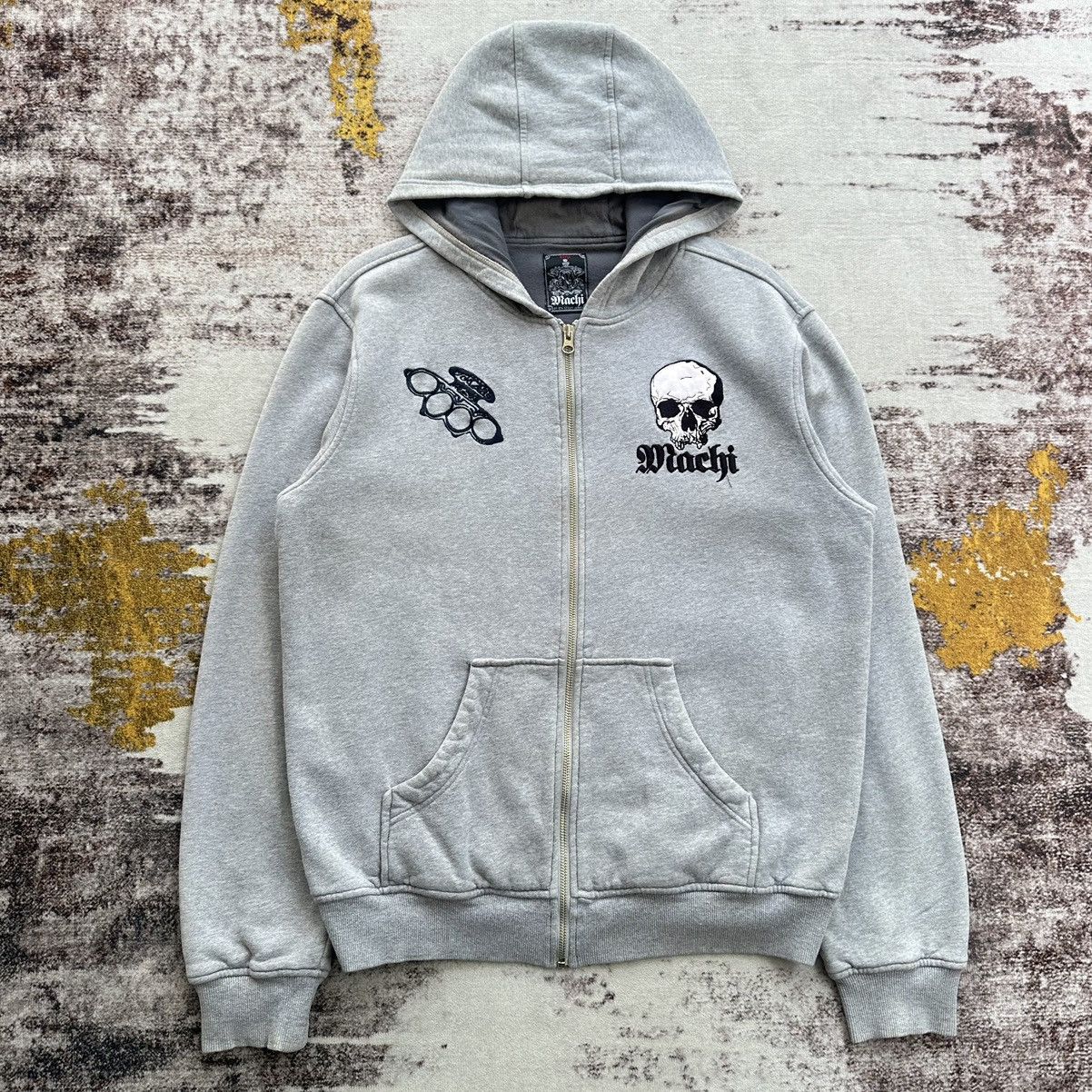 Vintage VINTAGE THE MACHI SKULLS GRANDMASTER LOS ANGELES EMBROIDERY Size US L / EU 52-54 / 3 - 5 Thumbnail