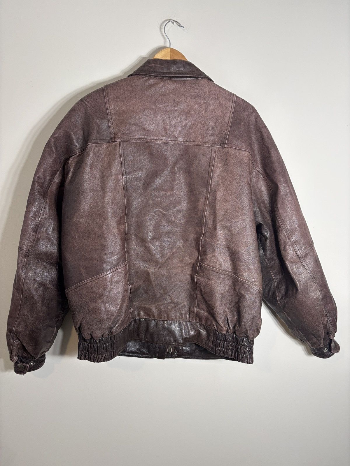 New Order Vintage New Order Leather Motorcycle Racer Leather Jacket Size US XL / EU 56 / 4 - 5 Thumbnail