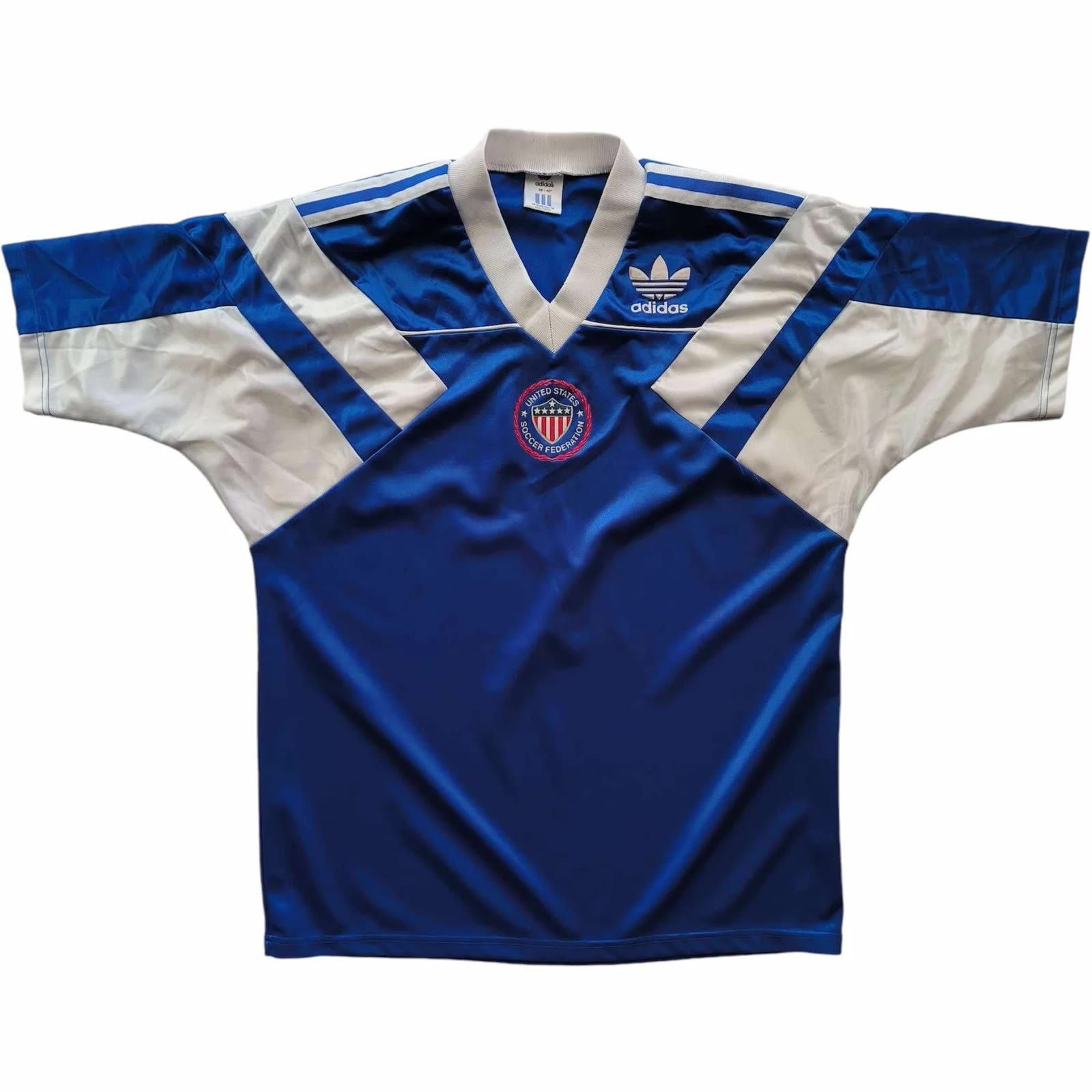 Adidas USA 1990-92 Adidas away football jersey size M Size US M / EU 48-50 / 2 - 1 Thumbnail
