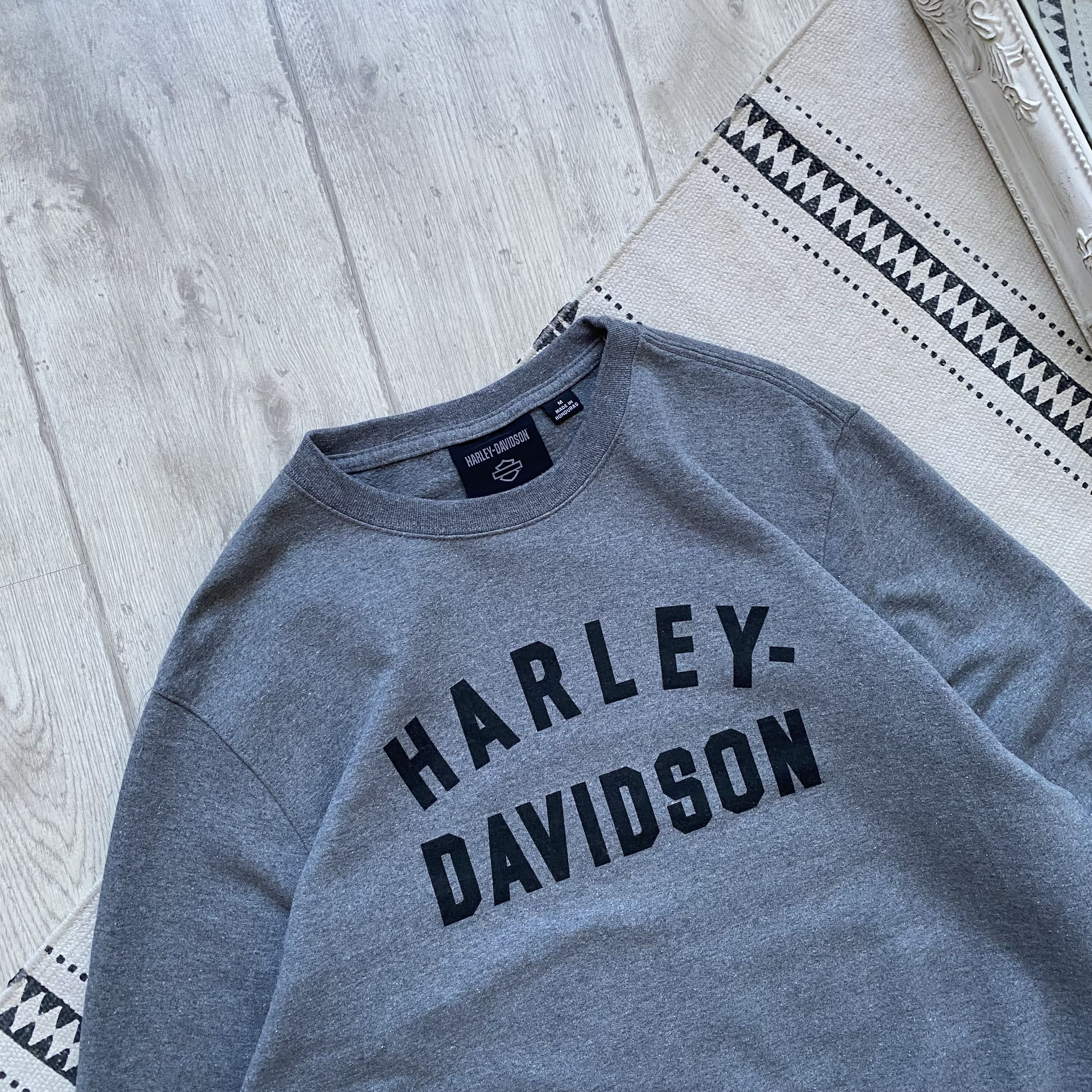 Harley Davidson 🦅 Harley Davidson sweatshirt center logo license Size US M / EU 48-50 / 2 - 2 Thumbnail