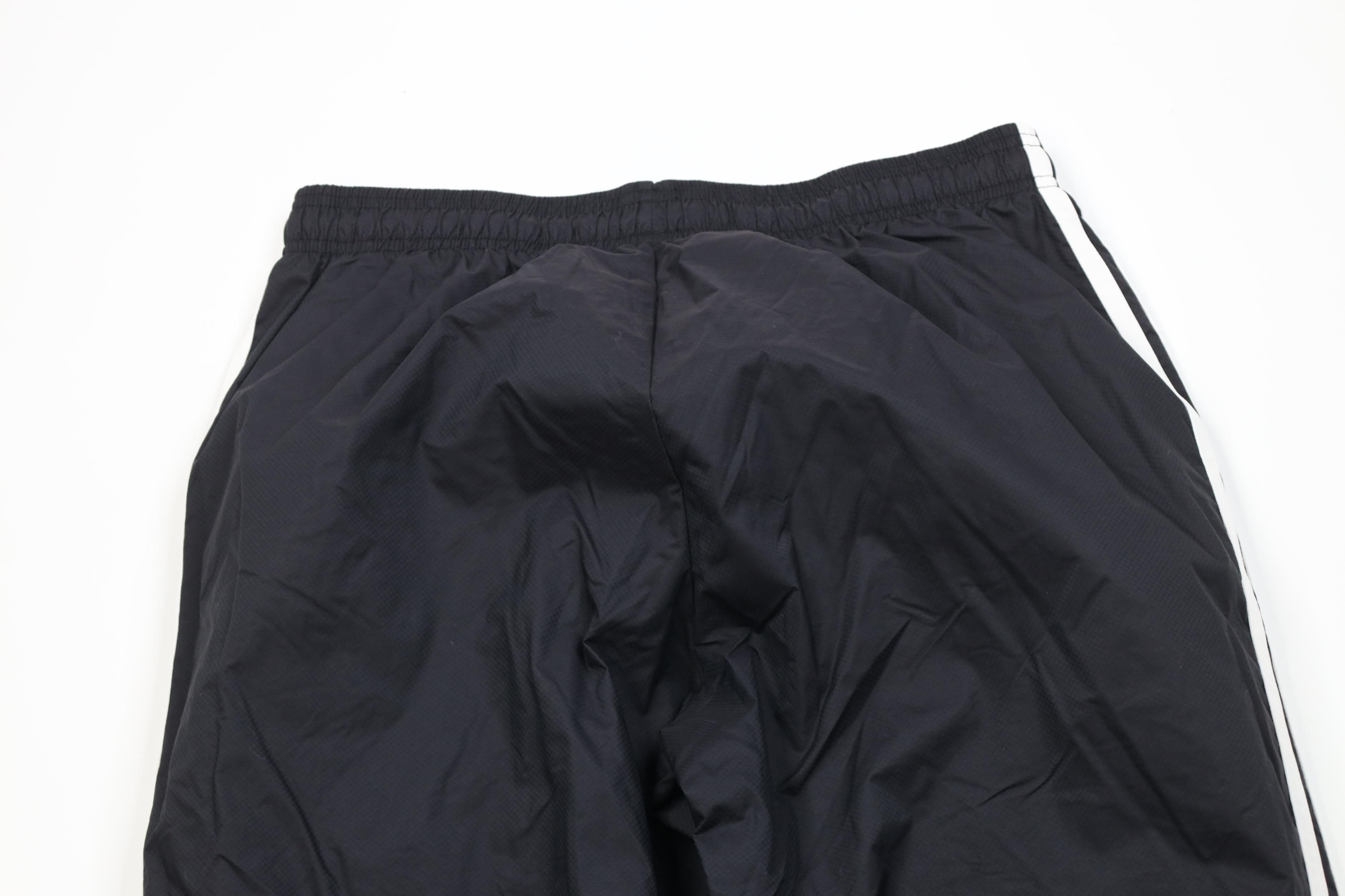 Adidas Vintage Y2K Adidas Striped Lined Windbreaker Pants Black Size US 34 / EU 50 - 11 Thumbnail