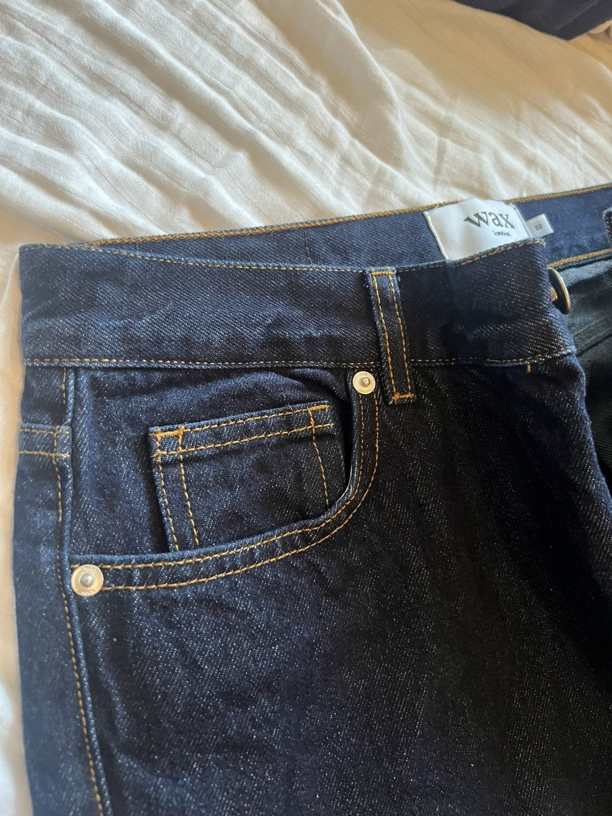 Wax London Wax London Designer Selvage Denim Jeans Size US 32 / EU 48 - 6 Thumbnail