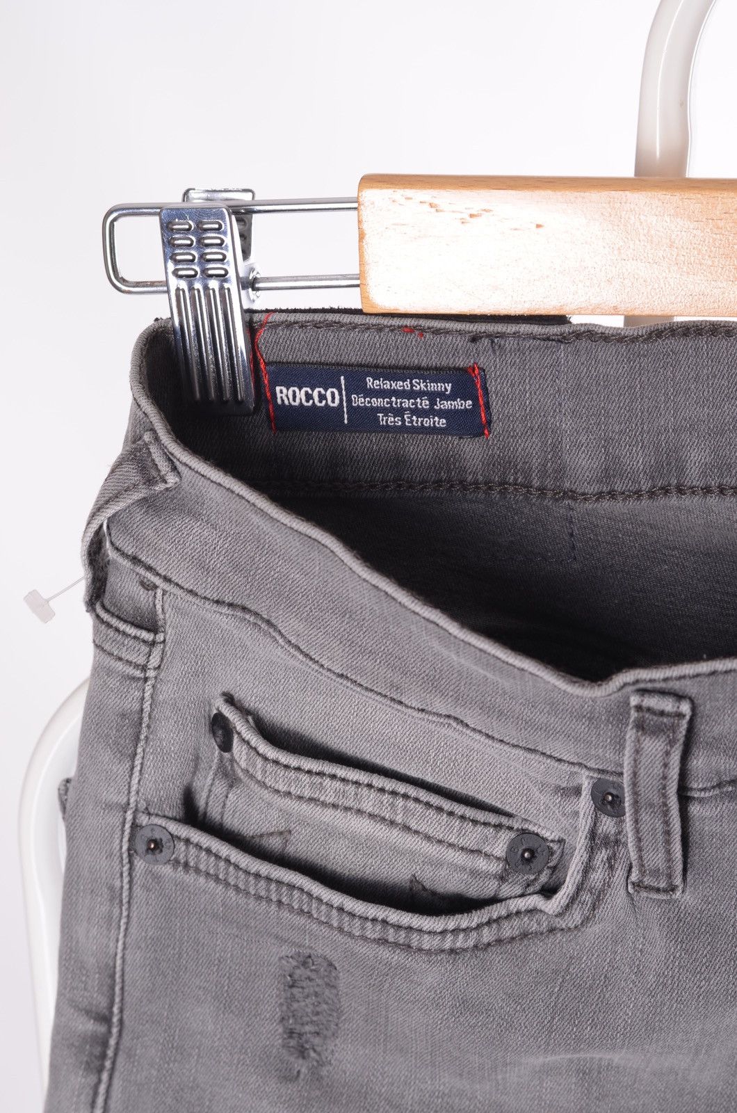 Japanese Brand 🔥 True Religion Rocco Distressed Skinny Jeans Y2K Logo Size US 29 - 5 Thumbnail