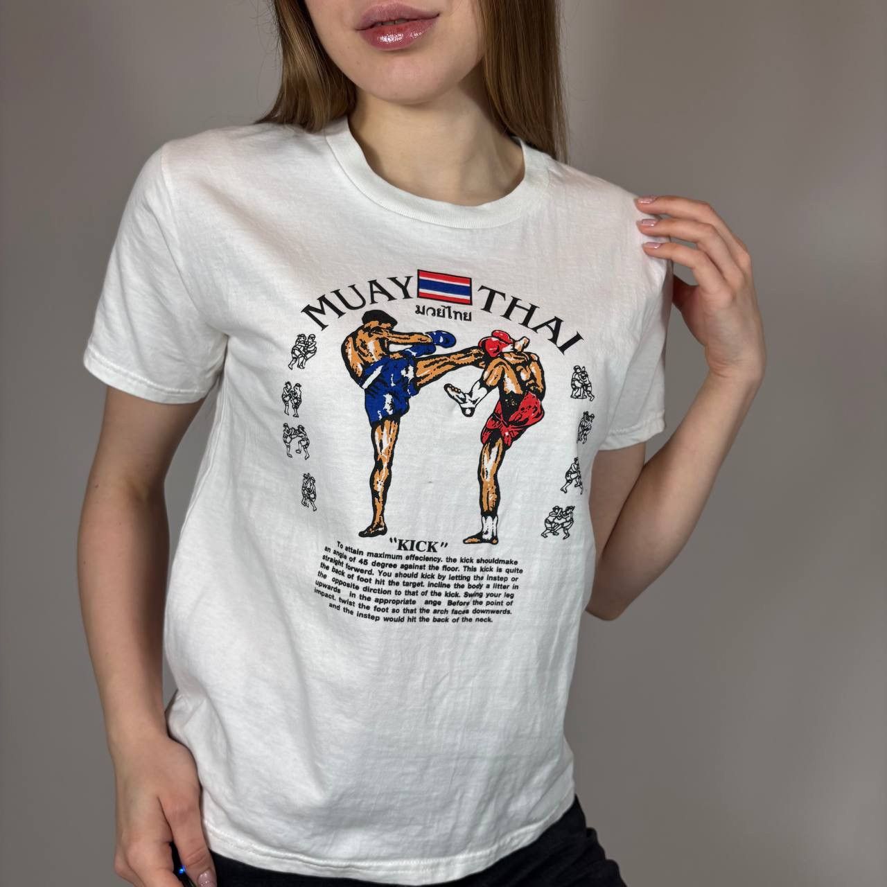 Japanese Brand Vintage Y2K Muay Thai Thailand Retro Japanese Style T-shirt Size L / US 10 / IT 46 - 1 Thumbnail