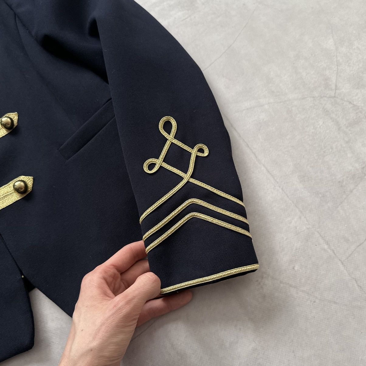 Hysteric Glamour 00s Napoleon Military Jacket Balmain PPFM Hedi Slimane Vibe Size M / US 6-8 / IT 42-44 - 8 Thumbnail