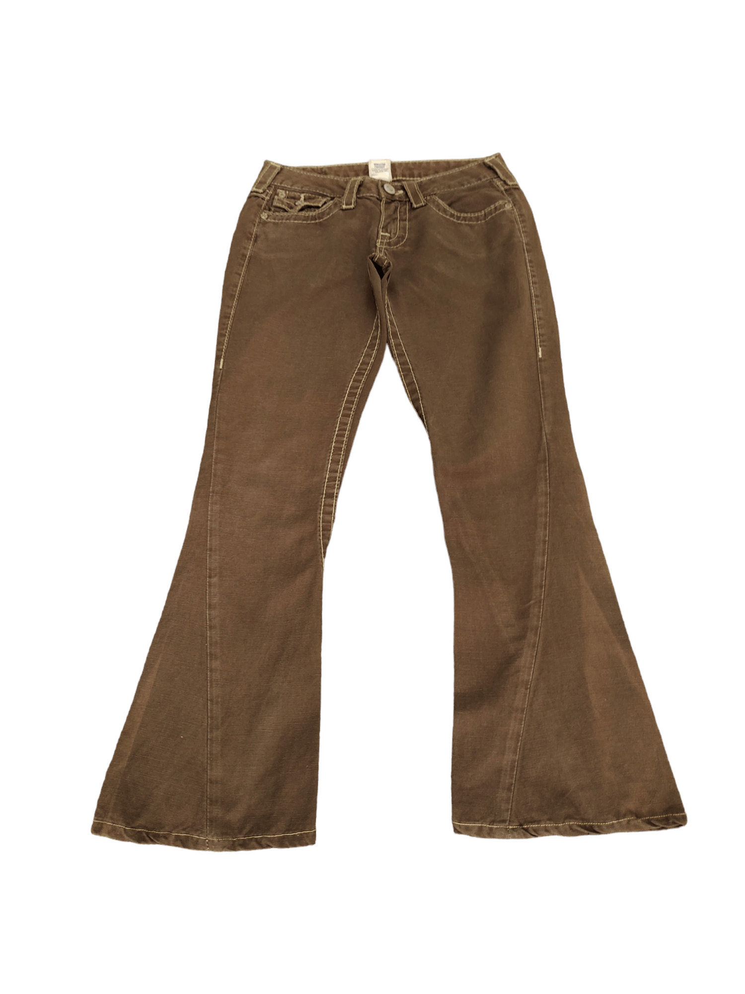 True Religion Flare Jeans True Religion Denim Bootcut Y2k Streetwear Size 26" / US 2 / IT 38 - 3 Thumbnail