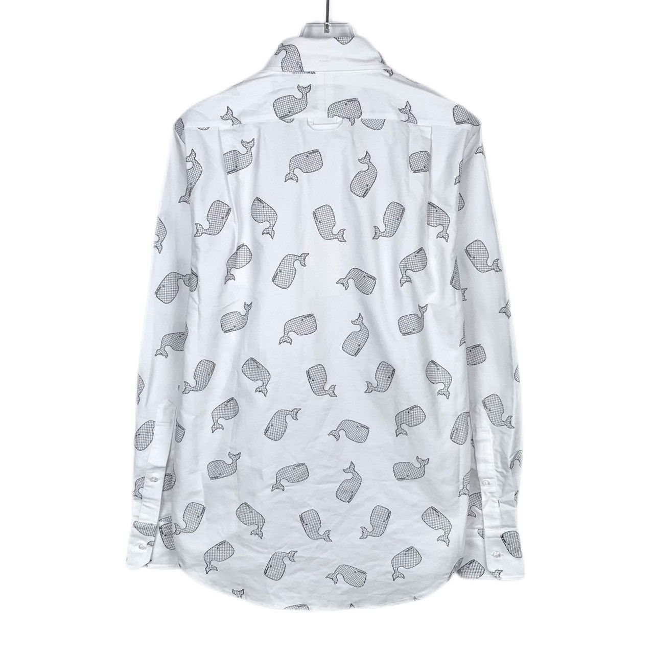 Thom Browne Thom Browne Whale Embroidered Print White Cotton Lapel Shirt Size US S / EU 44-46 / 1 - 2 Thumbnail