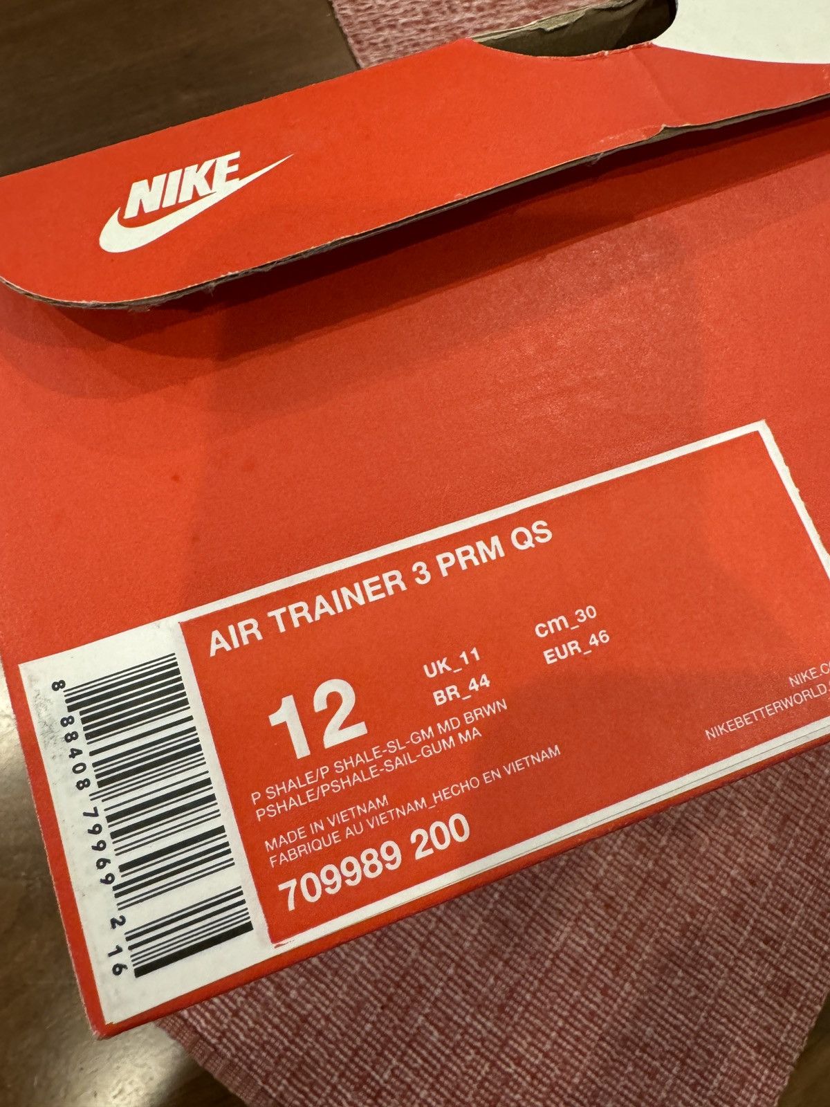 Nike Nike Air Trainer 3 Prm QS P Shale Size US 12 / EU 45 - 8 Thumbnail