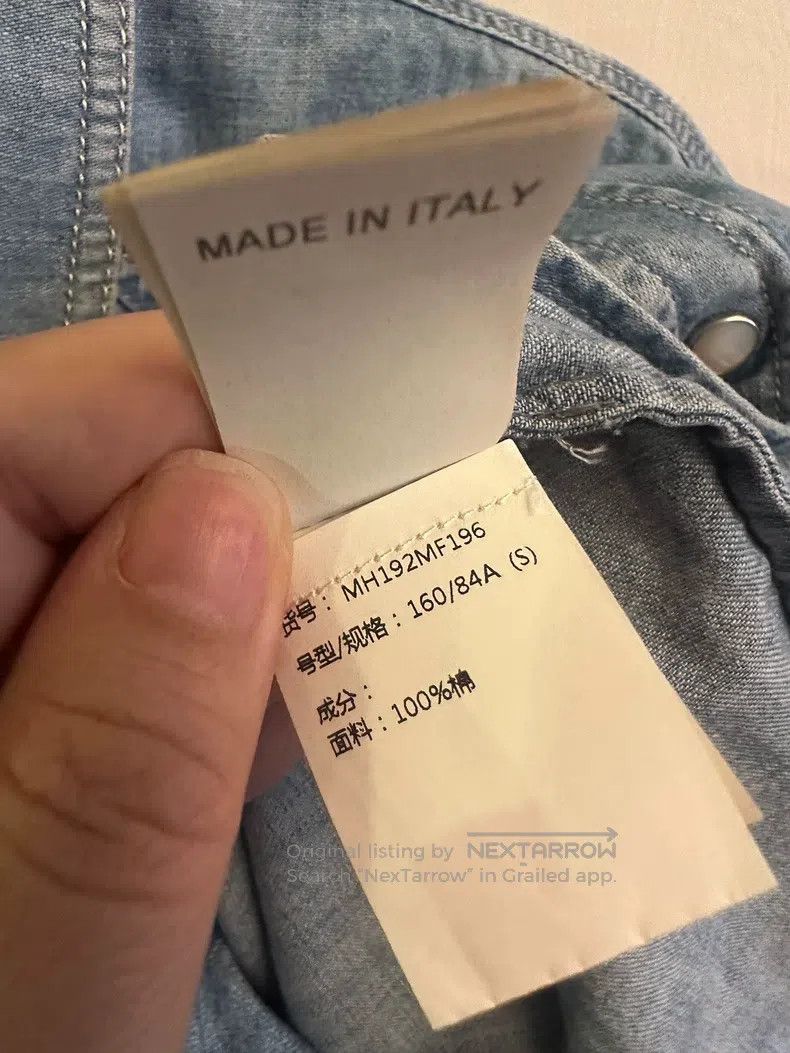 Brunello Cucinelli Brunello Cucinelli Women's denim shirt Size S / US 4 / IT 40 - 9 Thumbnail