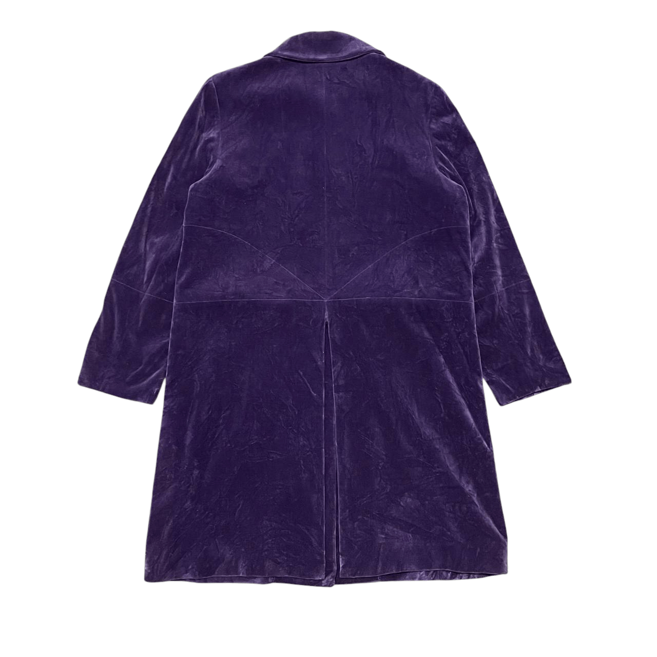 Karl Lagerfeld Karl Lagerfeld Velvet Long Coat Purple Size US S / EU 44-46 / 1 - 11 Thumbnail
