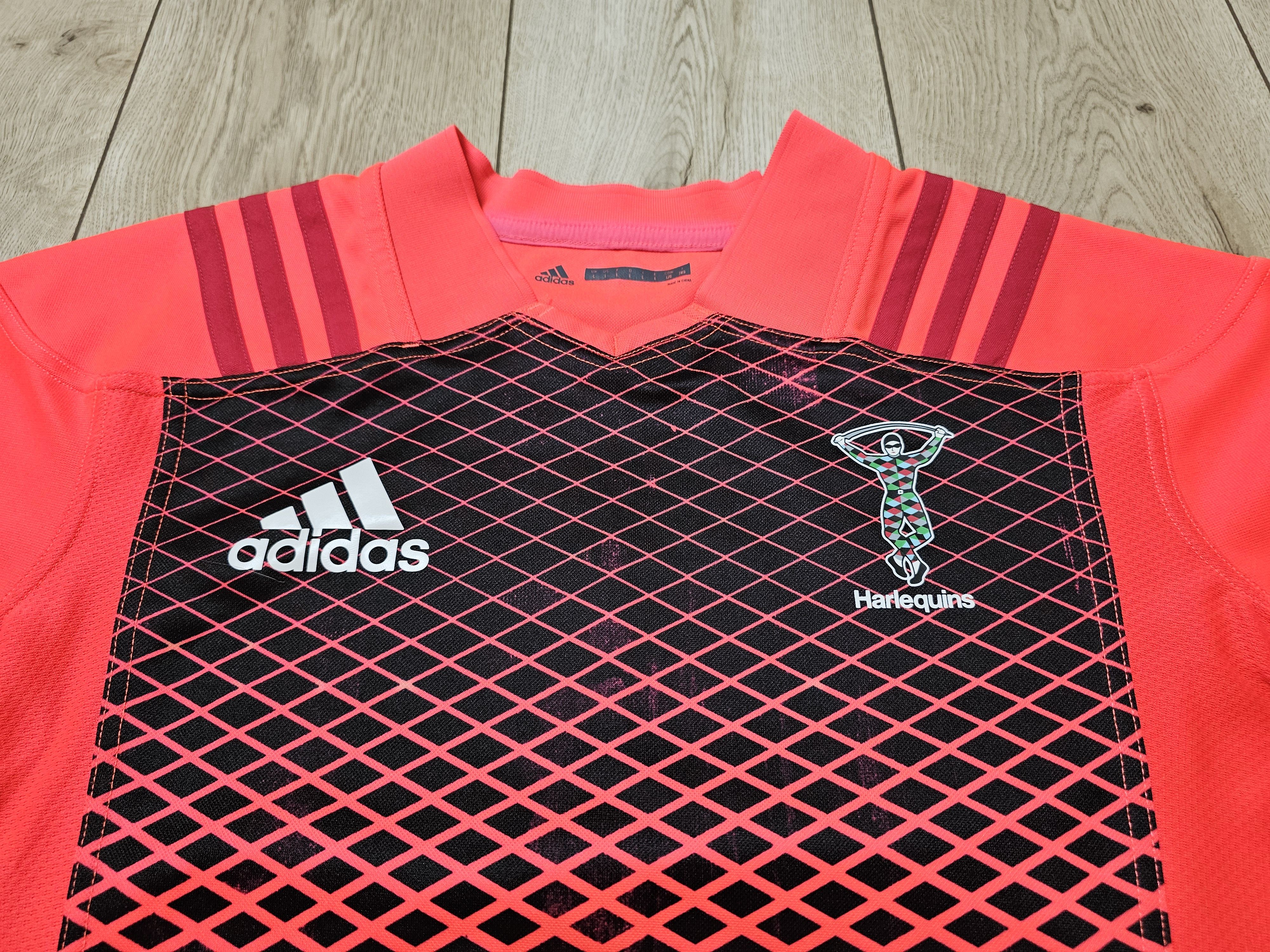 Adidas HARLEQUINS RUGBY JERSEY 2017 ENGLAND RUGBY SHIRT Size US L / EU 52-54 / 3 - 3 Thumbnail