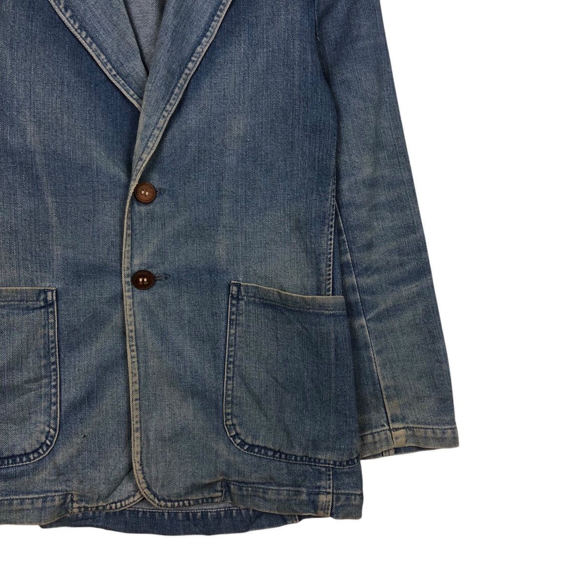 Japanese Brand 📌Vintage Chore Worker Denim Jacket Biker Bobsons Usa Size US S / EU 44-46 / 1 - 6 Thumbnail