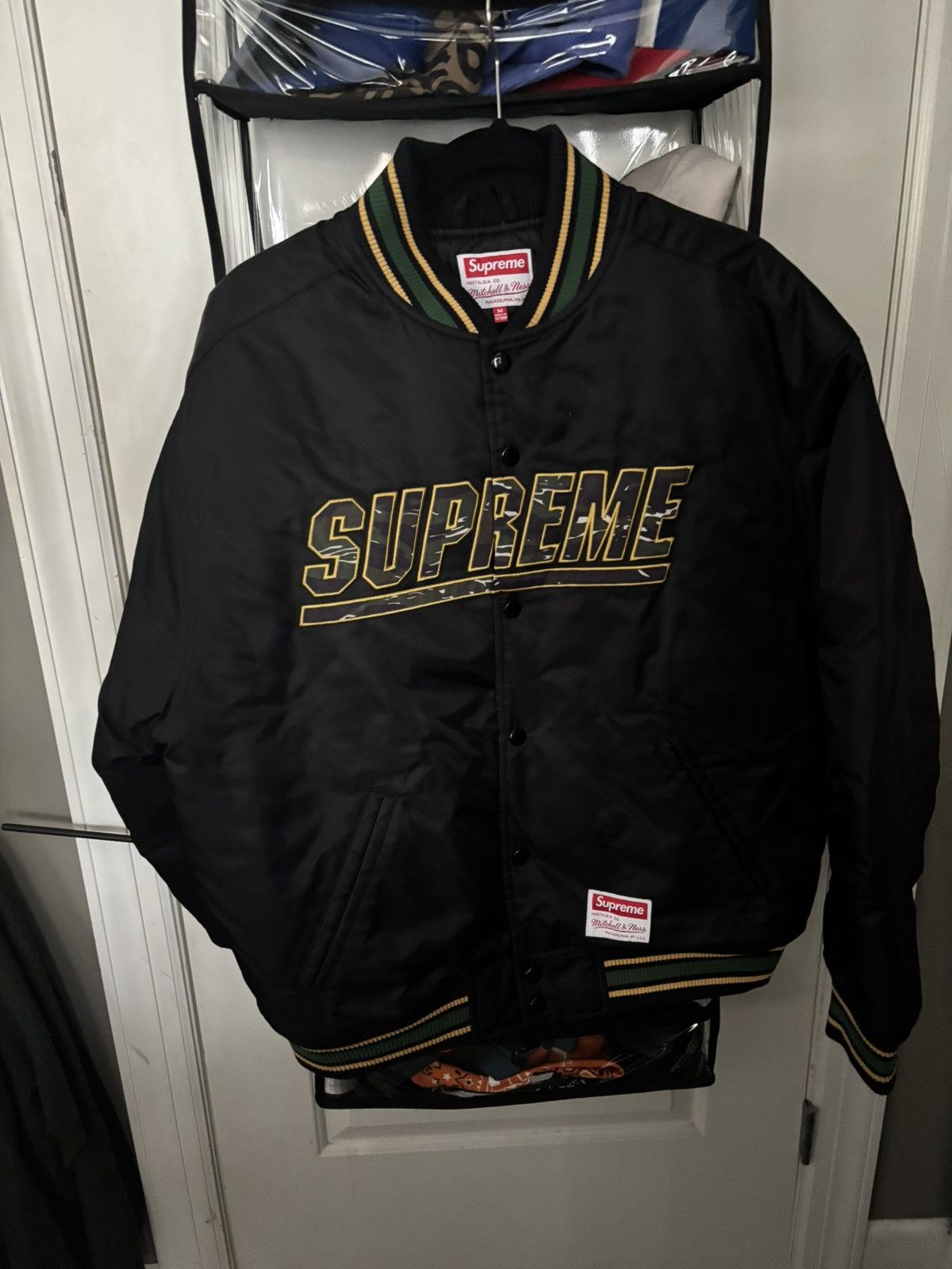 Mitchell & Ness × Supreme Supreme Mitchell & Ness bomber jacket Size US M / EU 48-50 / 2 - 1 Thumbnail