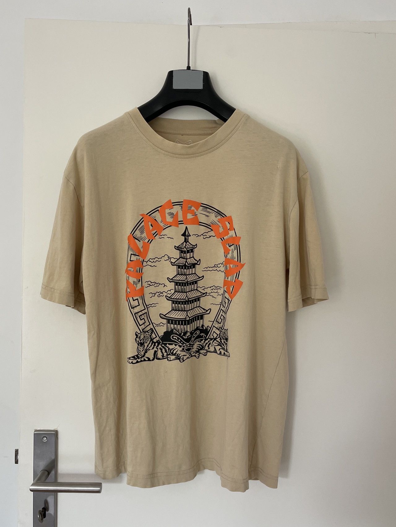 Palace Palace x Slap Magazine T-Shirt Beige Japanese Pagoda Tee Size US L / EU 52-54 / 3 - 2 Thumbnail