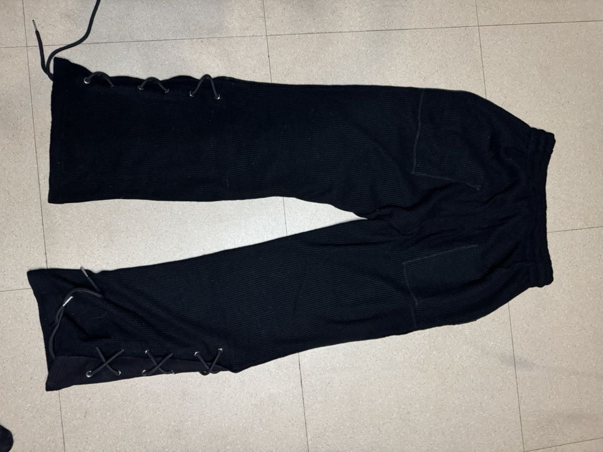 If Six Was Nine × Japanese Brand × Le Grande Bleu (L.G.B.) Rare Waffle Paneled hybrid sweatpants Size US 32 / EU 48 - 6 Thumbnail