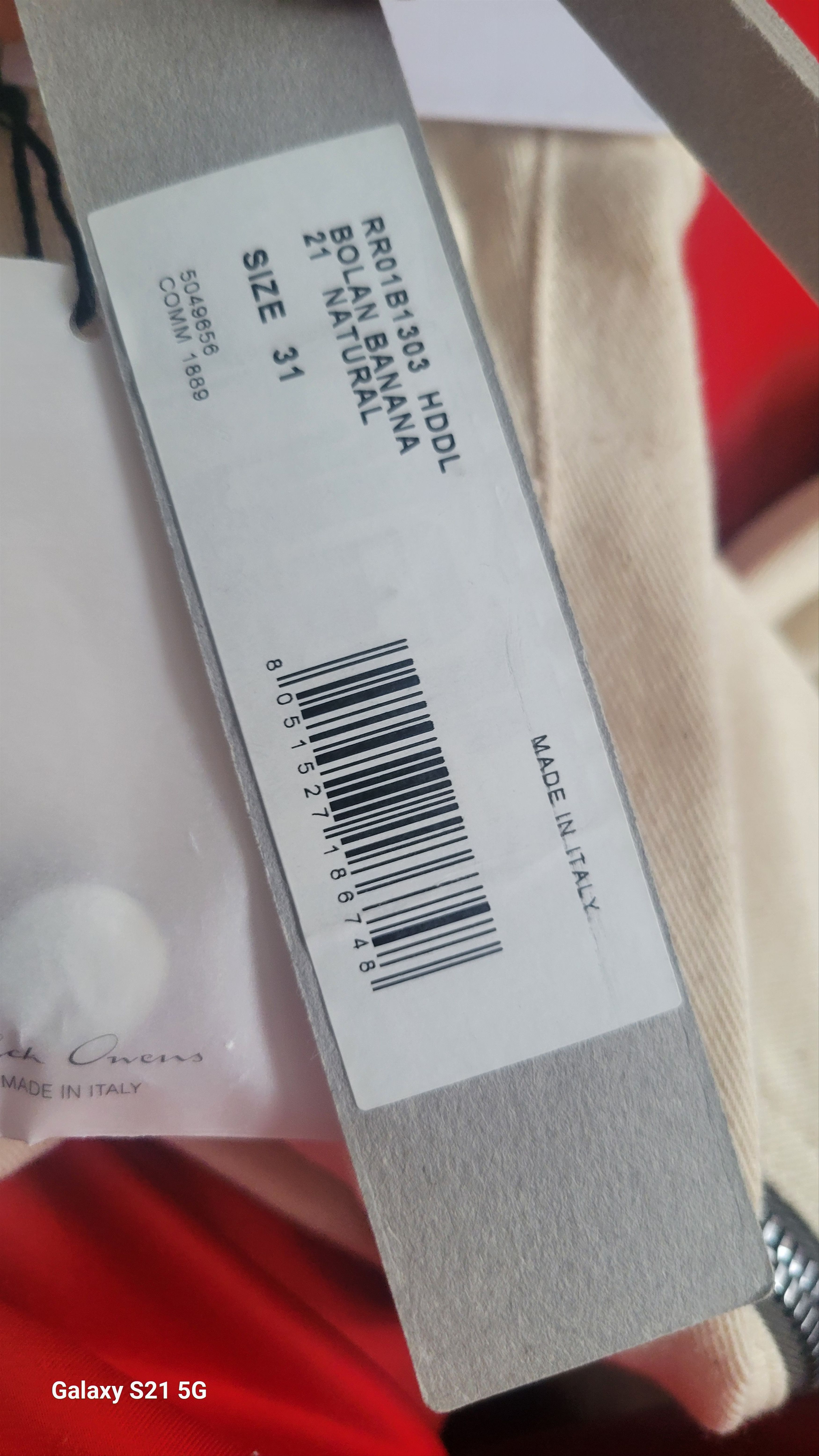 Rick Owens Bolan Banana Cut FOG Jeans Size US 32 / EU 48 - 10 Thumbnail