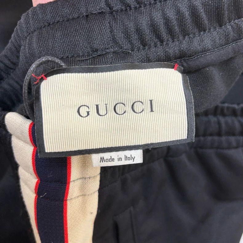 Gucci Gucci Size S Color-matched double-bar casual lace-up knitt Size US 31 - 3 Thumbnail
