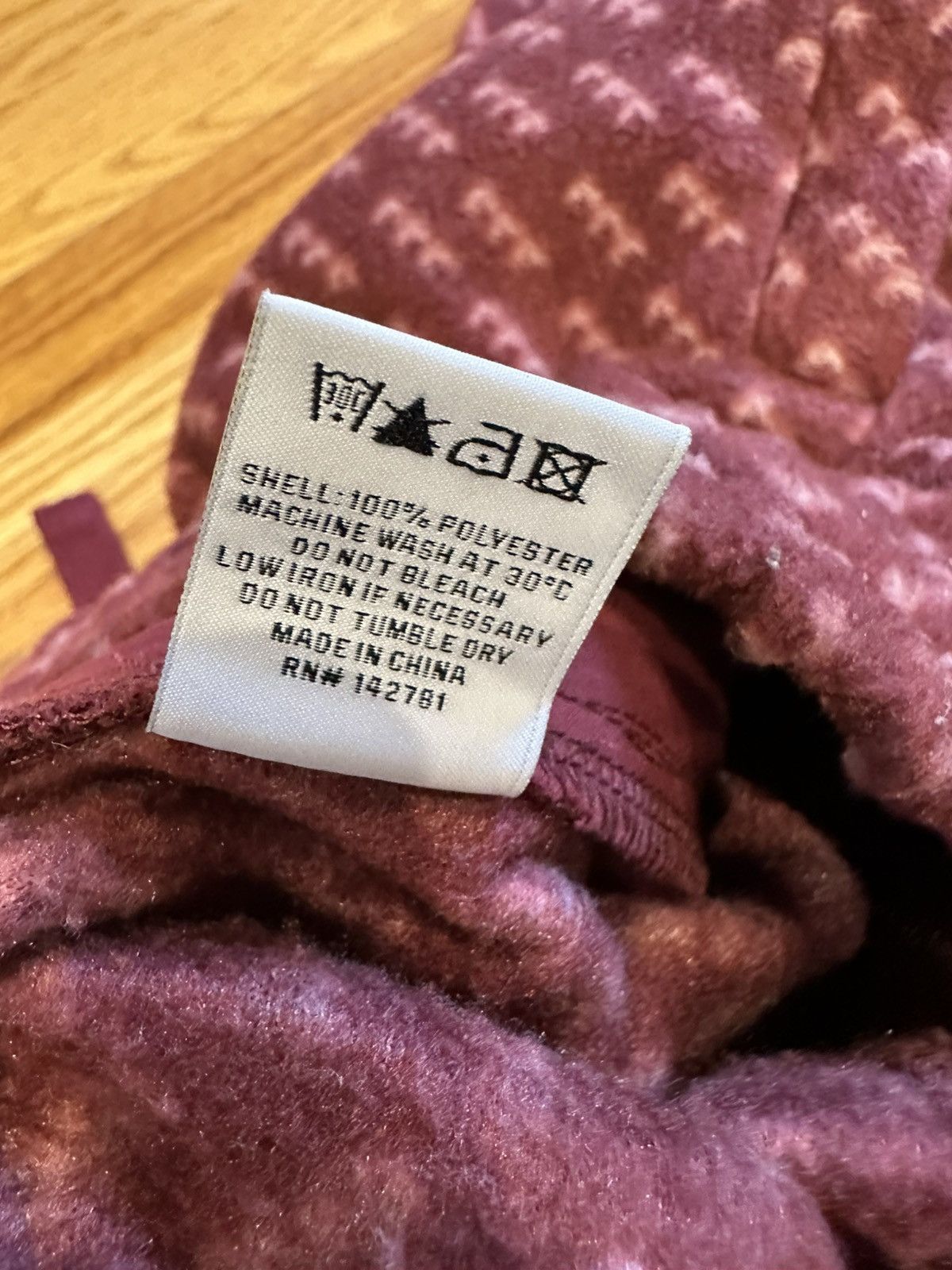 ALD Aime Leon Dore Fleece Pants SMALL Burgundy/Win