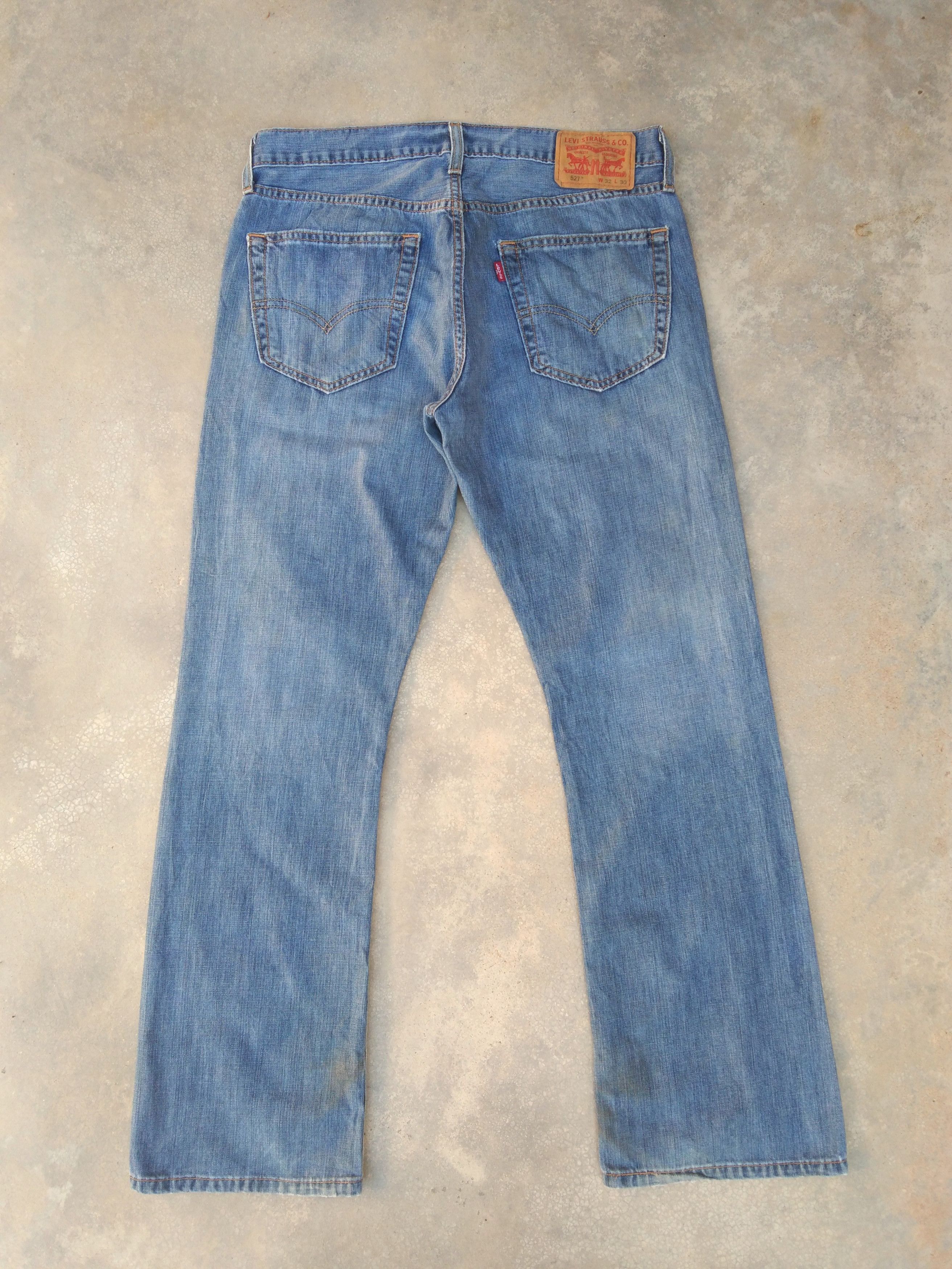 Levi's Vintage Levi's Jeans 527 Boot Cut Flared 32x30 Size US 32 / EU 48 - 2 Thumbnail