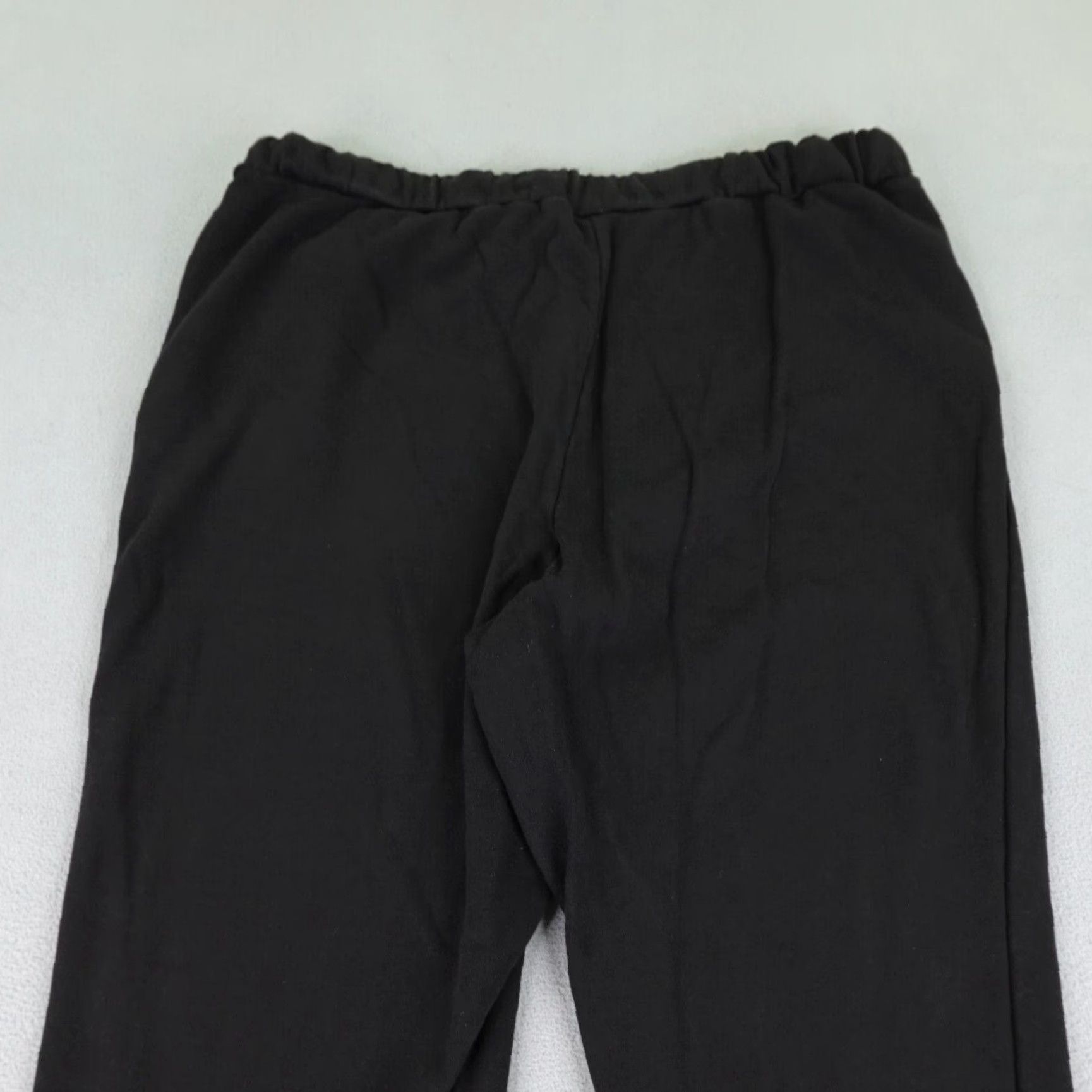 Juicy Couture VINTAGE Juicy Couture Pants Women's 2X Black Jogger Sweatpants Tapered Drawstring Pockets Knit Cotton Logo 90s Mens/Womens Size 37" - 6 Thumbnail