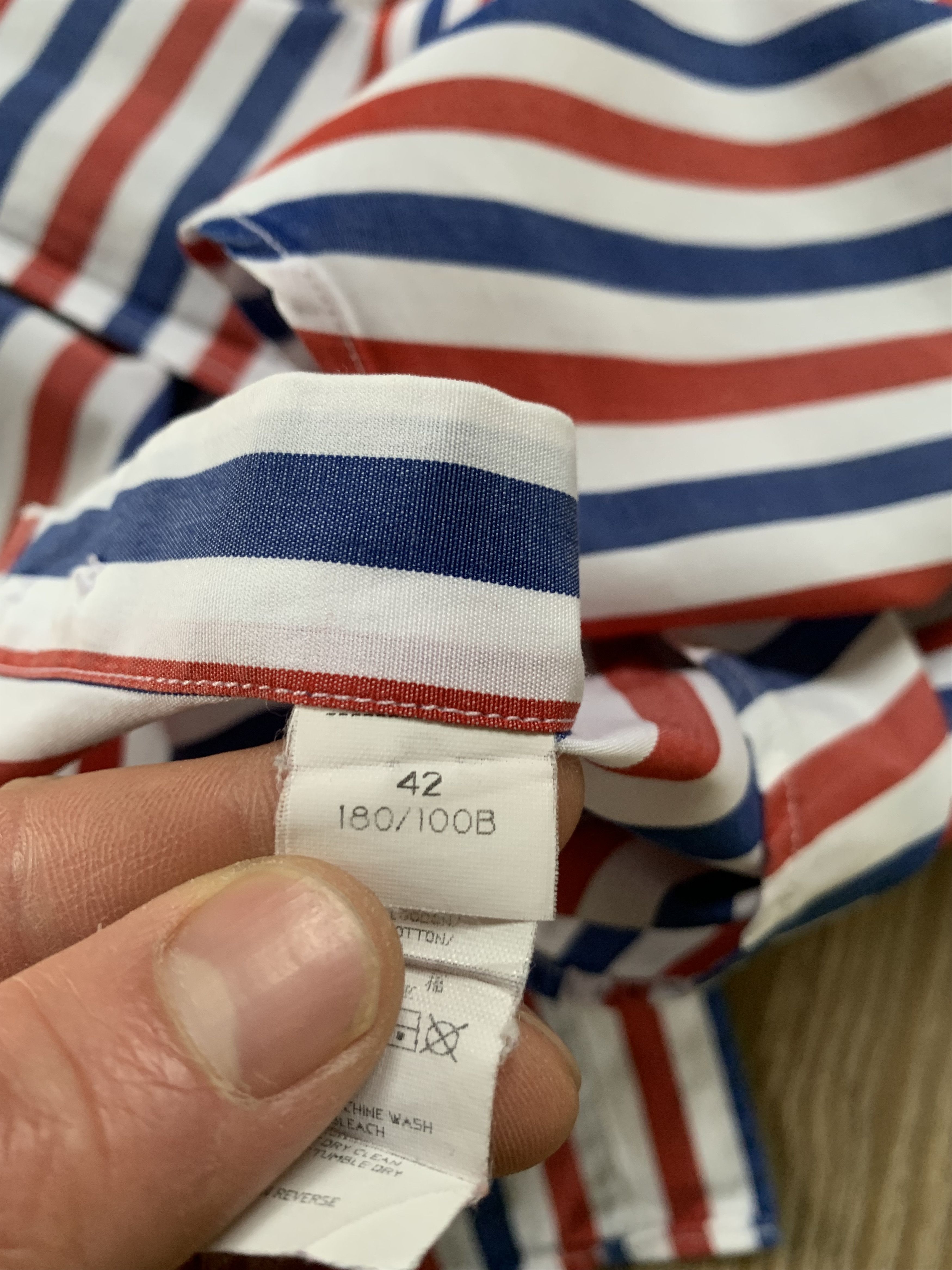 Paul & Shark Vintage Paul & Shark Yachting Cotton Stripe Shirt Size US M / EU 48-50 / 2 - 7 Thumbnail
