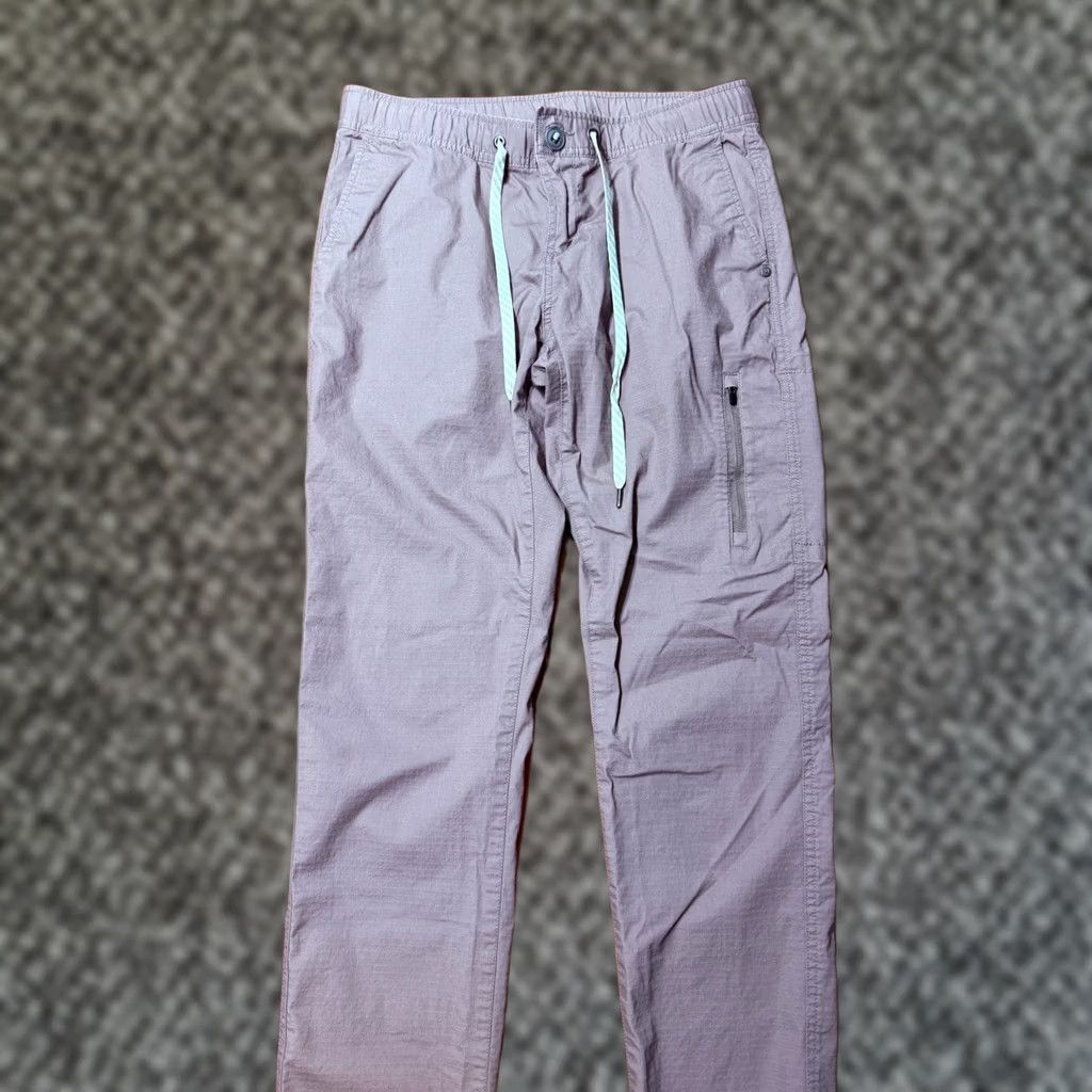 Vuori Vuori Pants Womens M Purple Women Drawstring Performance Ripstop Cotton Athletic Size 30" / US 8 / IT 44 - 1 Thumbnail