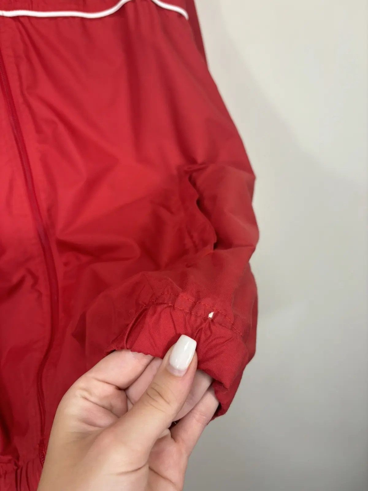 Nike × Vintage Vintage Nike Y2K Full Zip Retro Hype Nylon Track Top Jacket Size US L / EU 52-54 / 3 - 6 Thumbnail