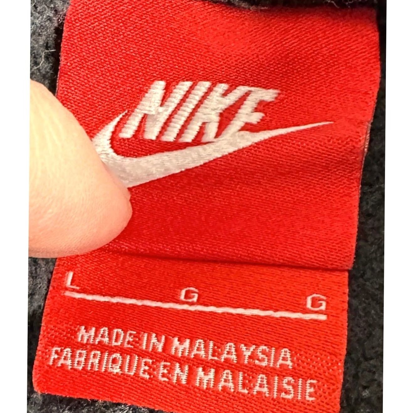 Nike Nike Pants Jogger Mens Large Black Fleece Sweatpants Elastic Drawstring Pockets Athletic Size US 33 - 3 Thumbnail