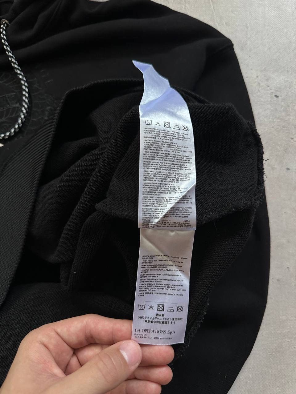 Armani Exchange Armani Exchange Men’s Oversize Hoodie Full Black Luxury Y2K Size US L / EU 52-54 / 3 - 8 Thumbnail