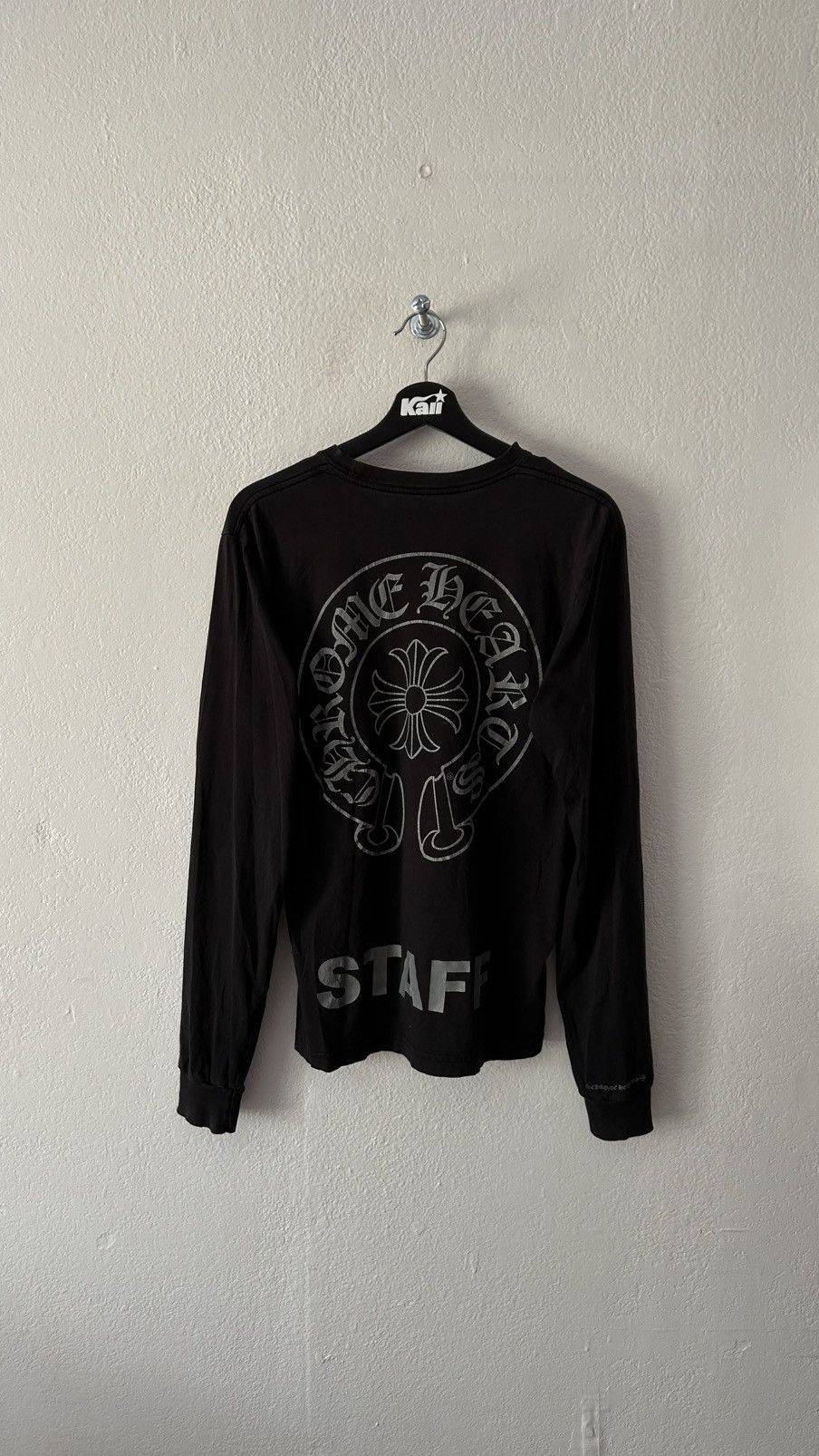 Chrome Hearts Chrome Hearts Black Grey Staff Tee Size US M / EU 48-50 / 2 - 1 Thumbnail