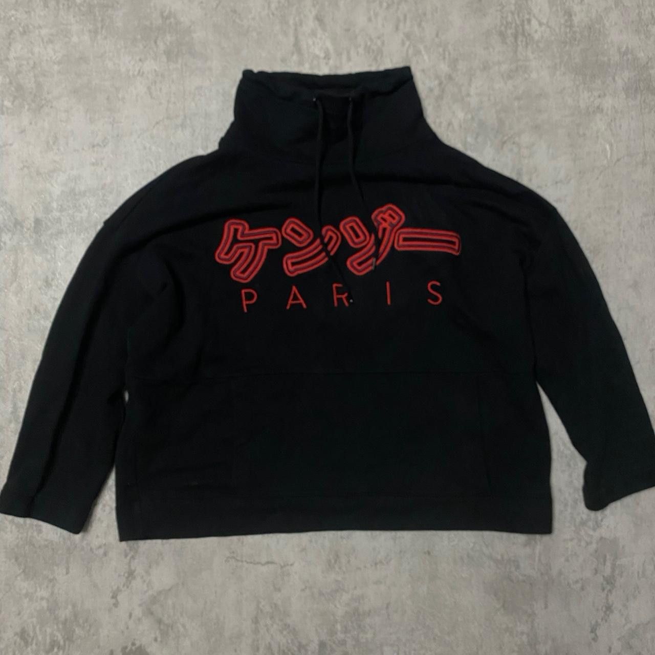Kenzo Kenzo Paris hoodie in black and red Size US M / EU 48-50 / 2 - 1 Thumbnail