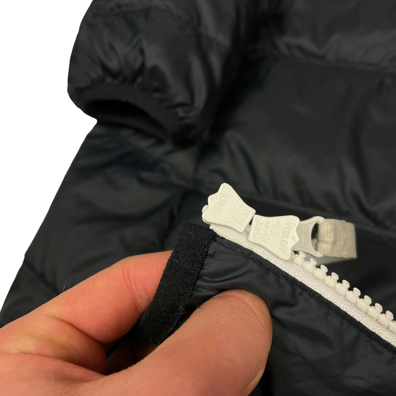 Nike Nike Women's Black Swoosh Hooded Full Zip Puffer Coat Small Size S / US 4 / IT 40 - 6 Thumbnail