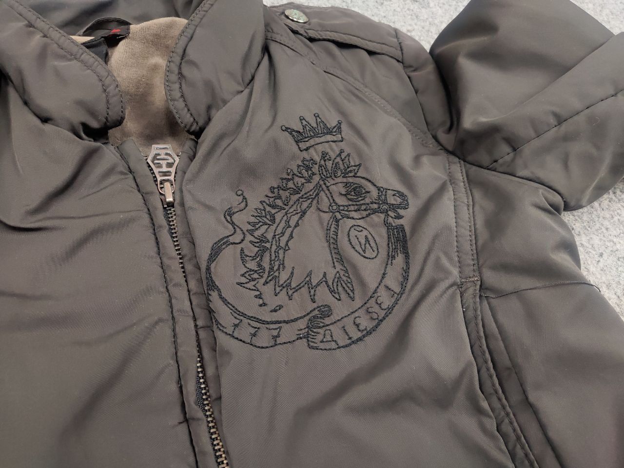 Diesel Archive Rare Vintage 00's Diesel Bandits Cropped Logo Jacket Size S / US 4 / IT 40 - 9 Thumbnail