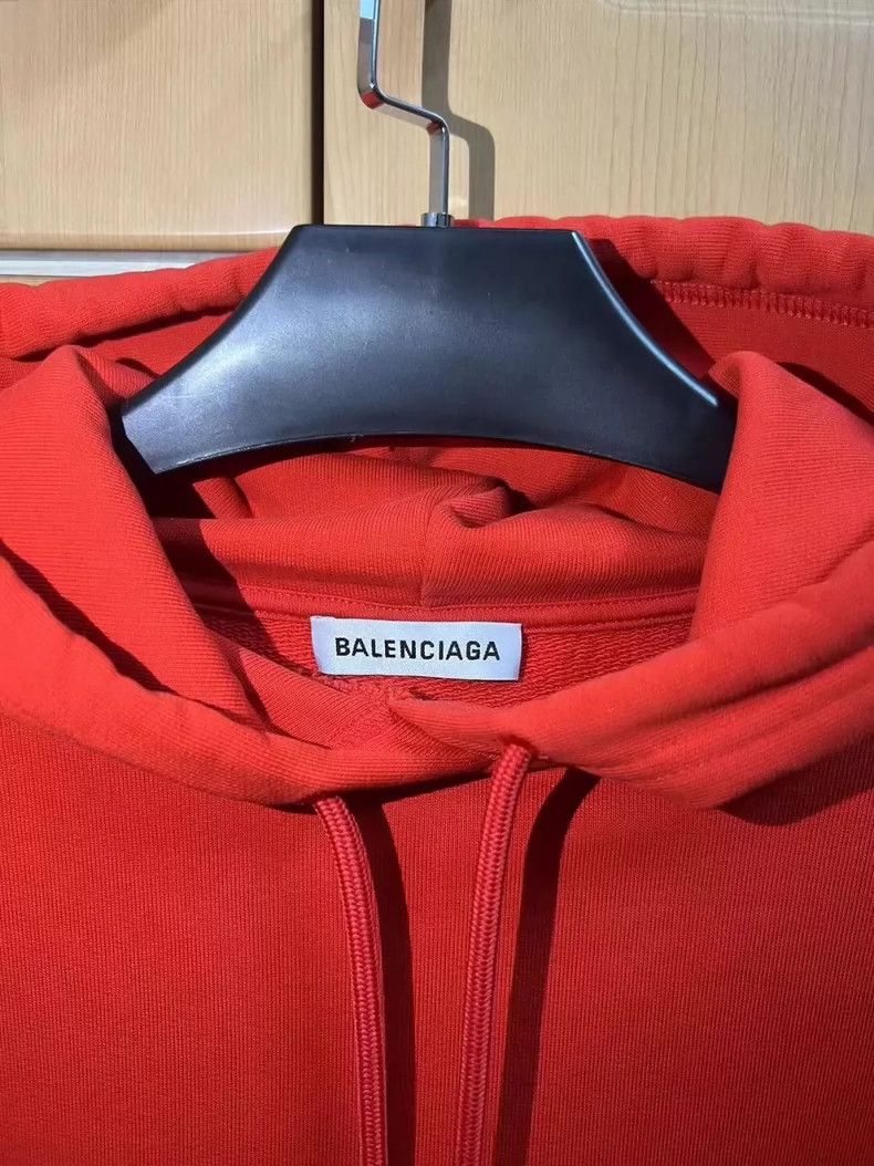 Balenciaga Balenciaga Red Coke Logo Hoodie Sweatshirt Size US M / EU 48-50 / 2 - 3 Thumbnail