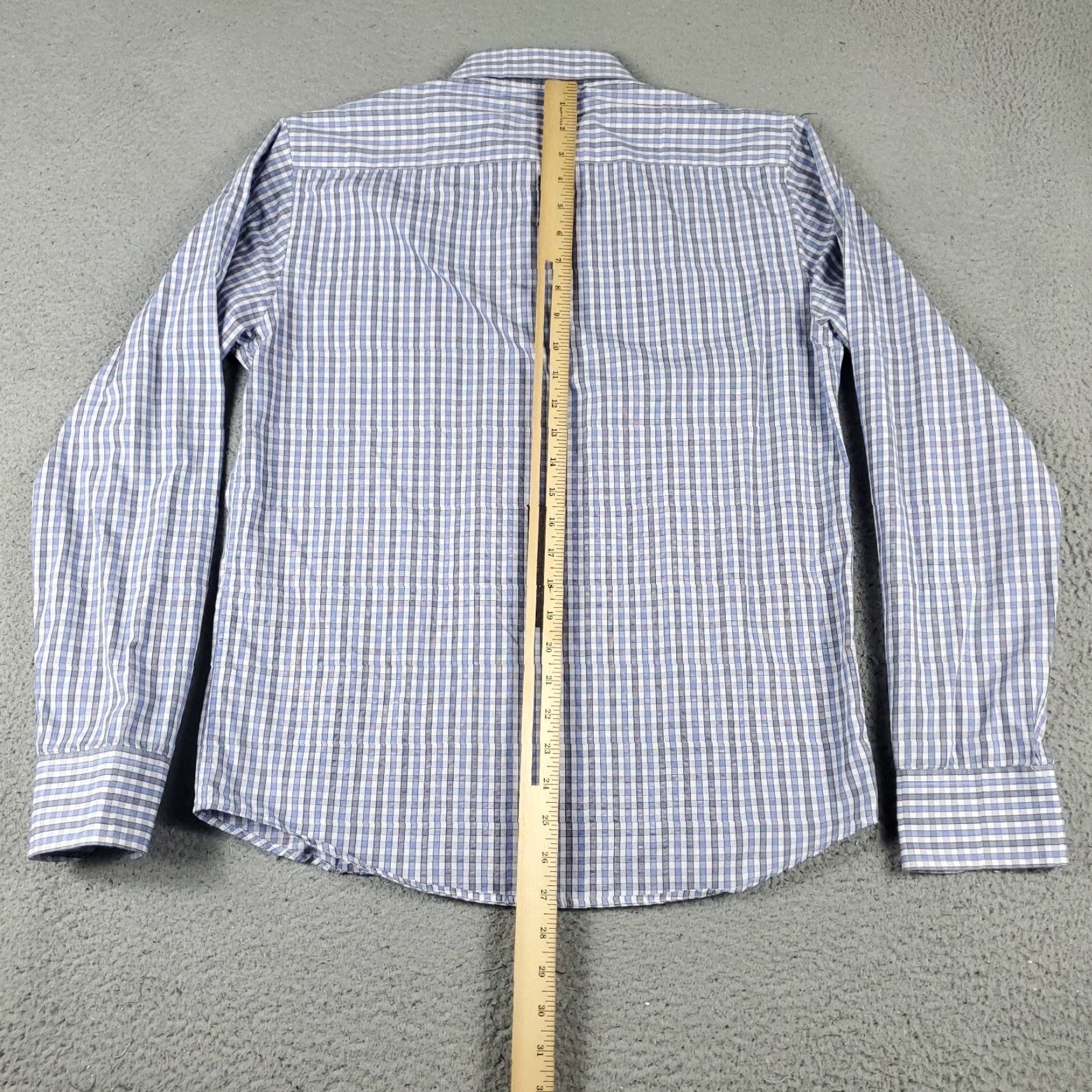 UNTUCKit UNTUCKit Blue Plaid Button-Up Shirt Long Sleeve Adult Medium Casual Mens Size US M / EU 48-50 / 2 - 3 Thumbnail