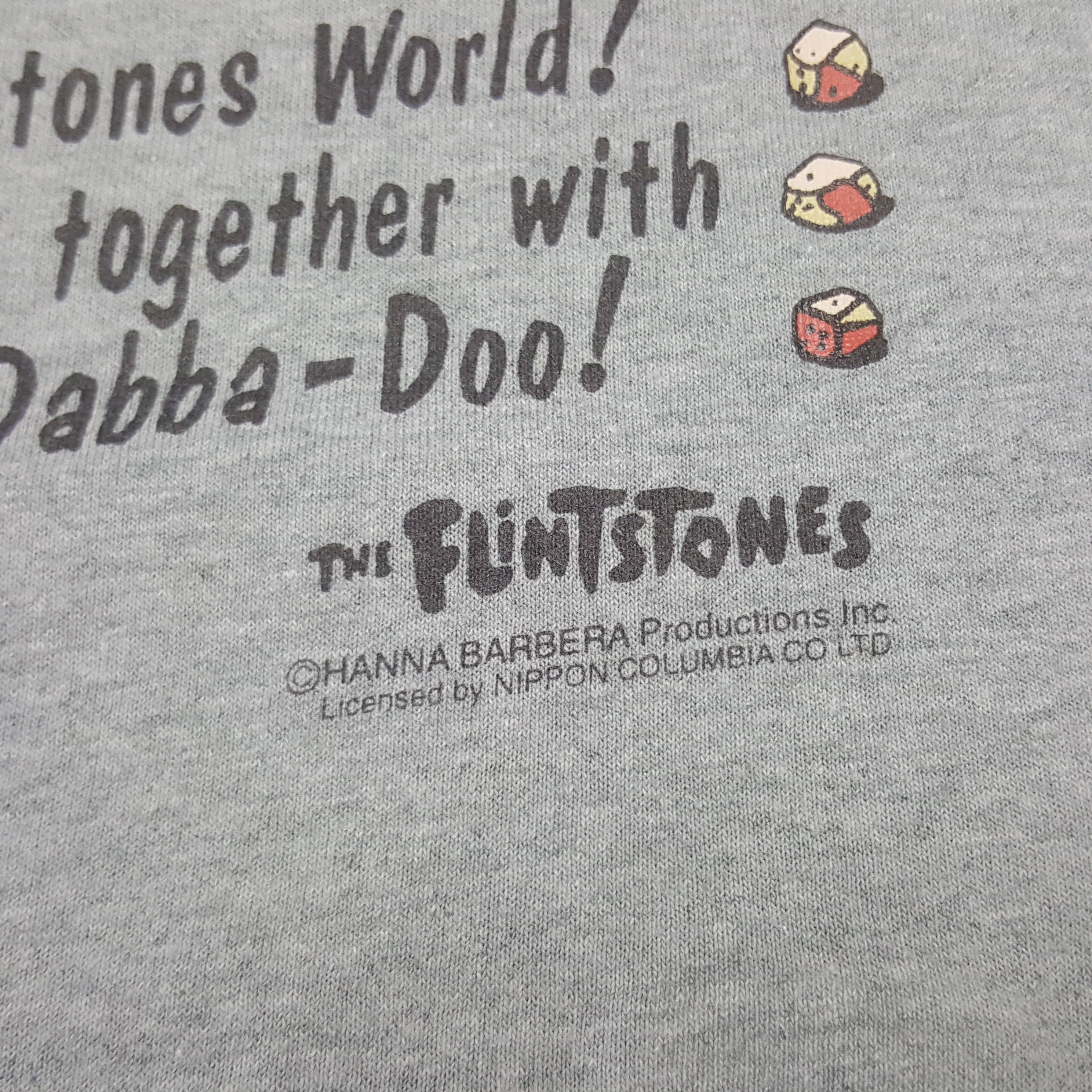 Vintage Vintage The Flintstones American Cartoon Tshirt C319N10 Size US M / EU 48-50 / 2 - 6 Thumbnail