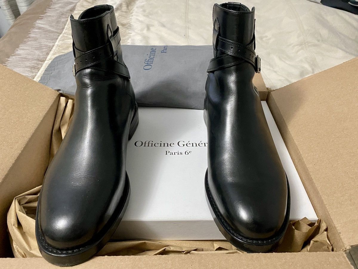 Officine Generale Officine Generale Black Juan Chelsea Boots. Buckle strap Size US 9 / EU 42 - 9 Thumbnail
