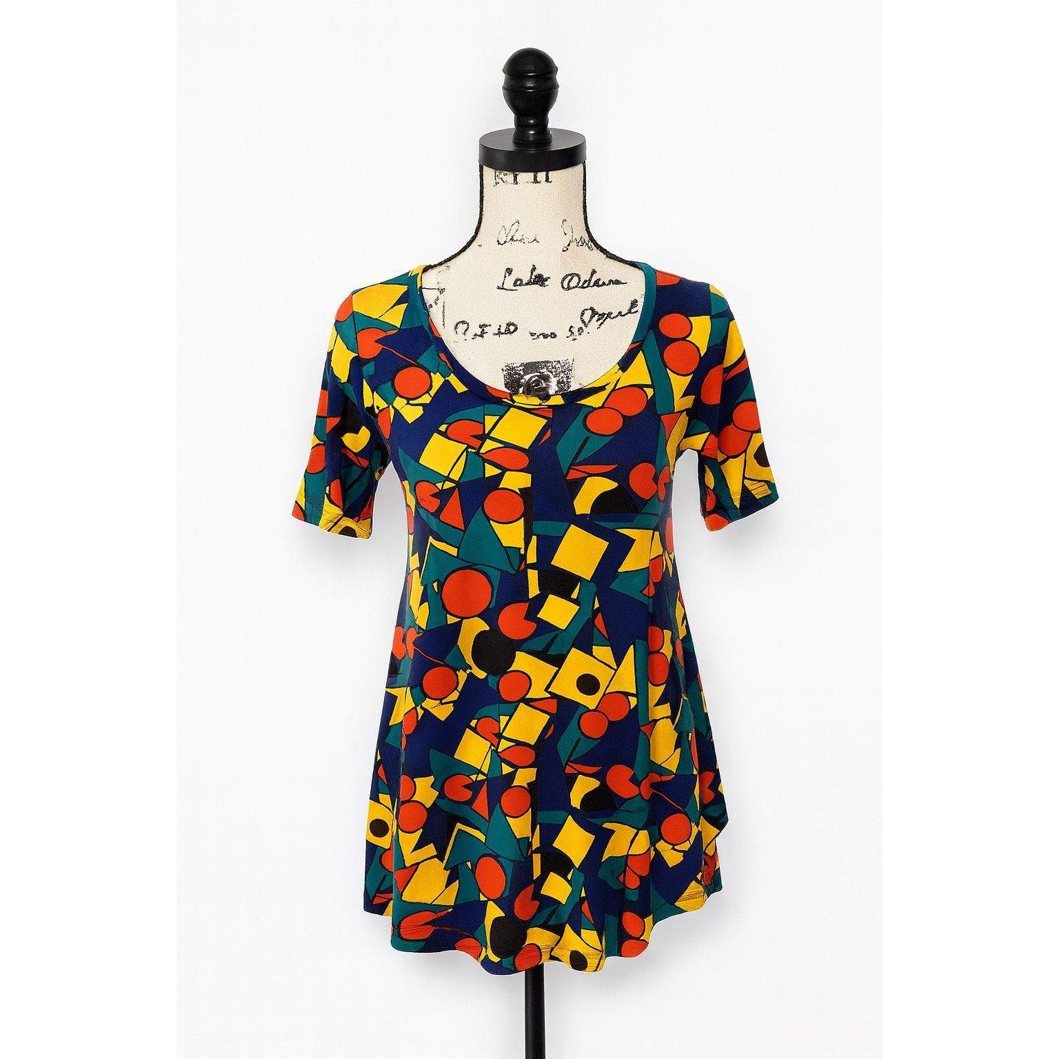 Other LulaRoe Perfect T - XXS | Colorful Geometric Print Size XXS / US 00 / IT 34 - 1 Thumbnail