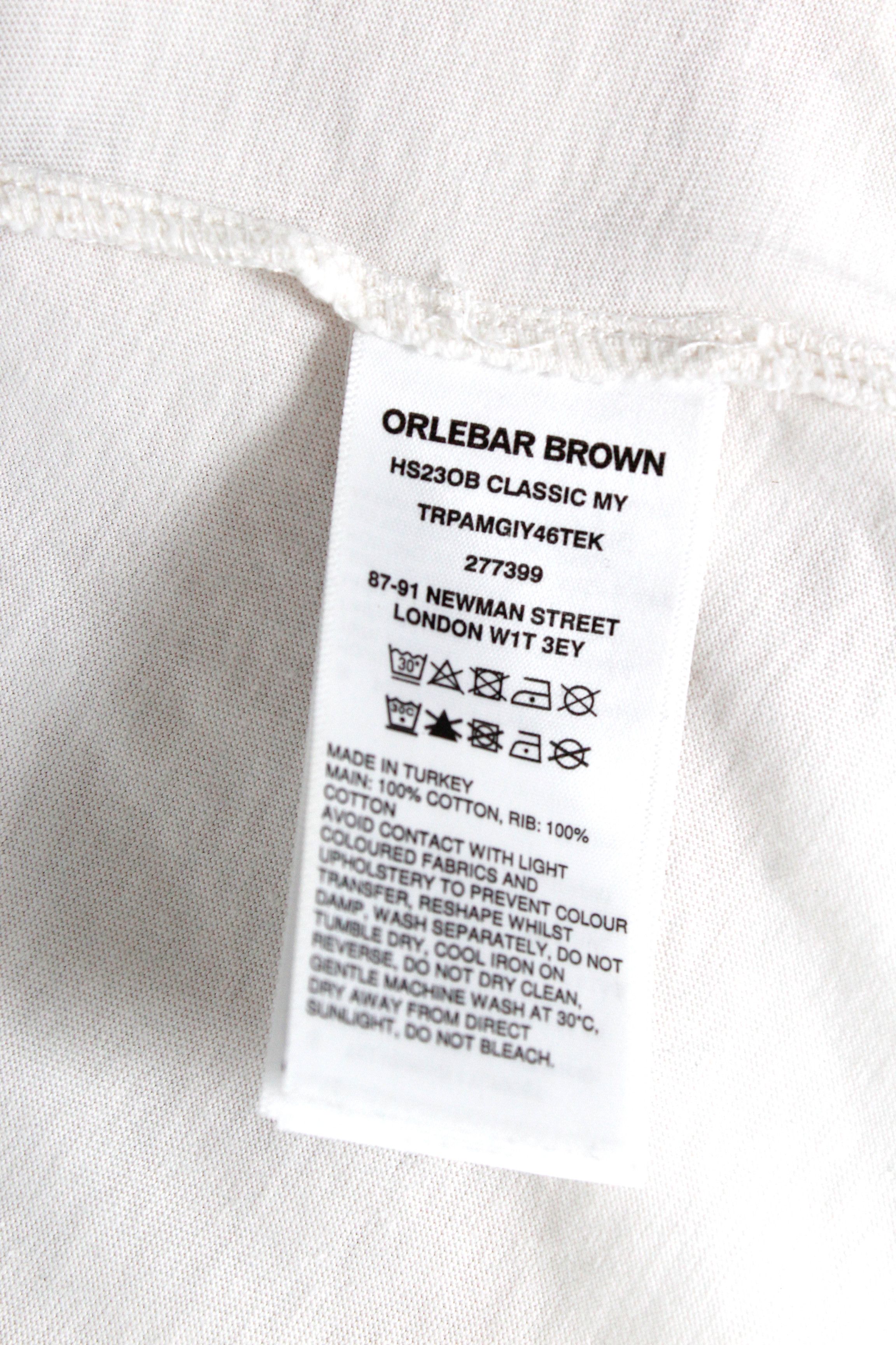 Orlebar Brown × Vilebrequin Orlebar Brown MY OB Logo Graphic Tee T-shirt Size US L / EU 52-54 / 3 - 6 Thumbnail