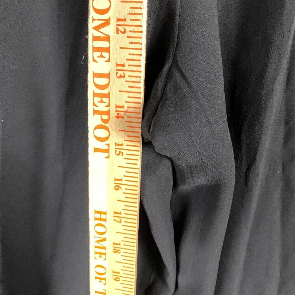 Other David Dart Pants Trousers Women's Medium Black 100% Rayon Size 32" / US 10 / IT 46 - 4 Thumbnail