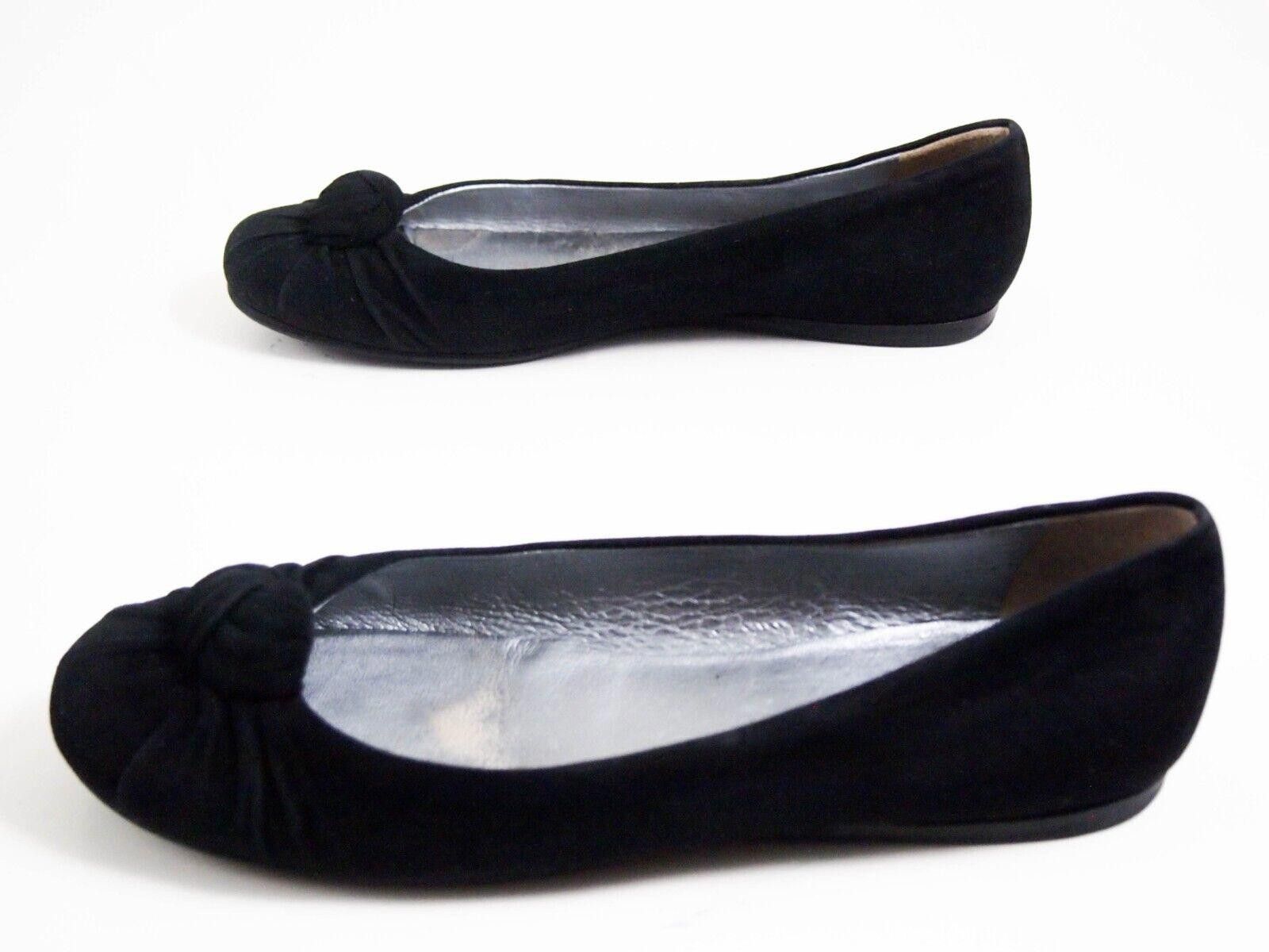 Prada Prada Knot Ballet Flats Black Suede Womens EU 36 US 6 Size US 6 / IT 36 - 2 Thumbnail
