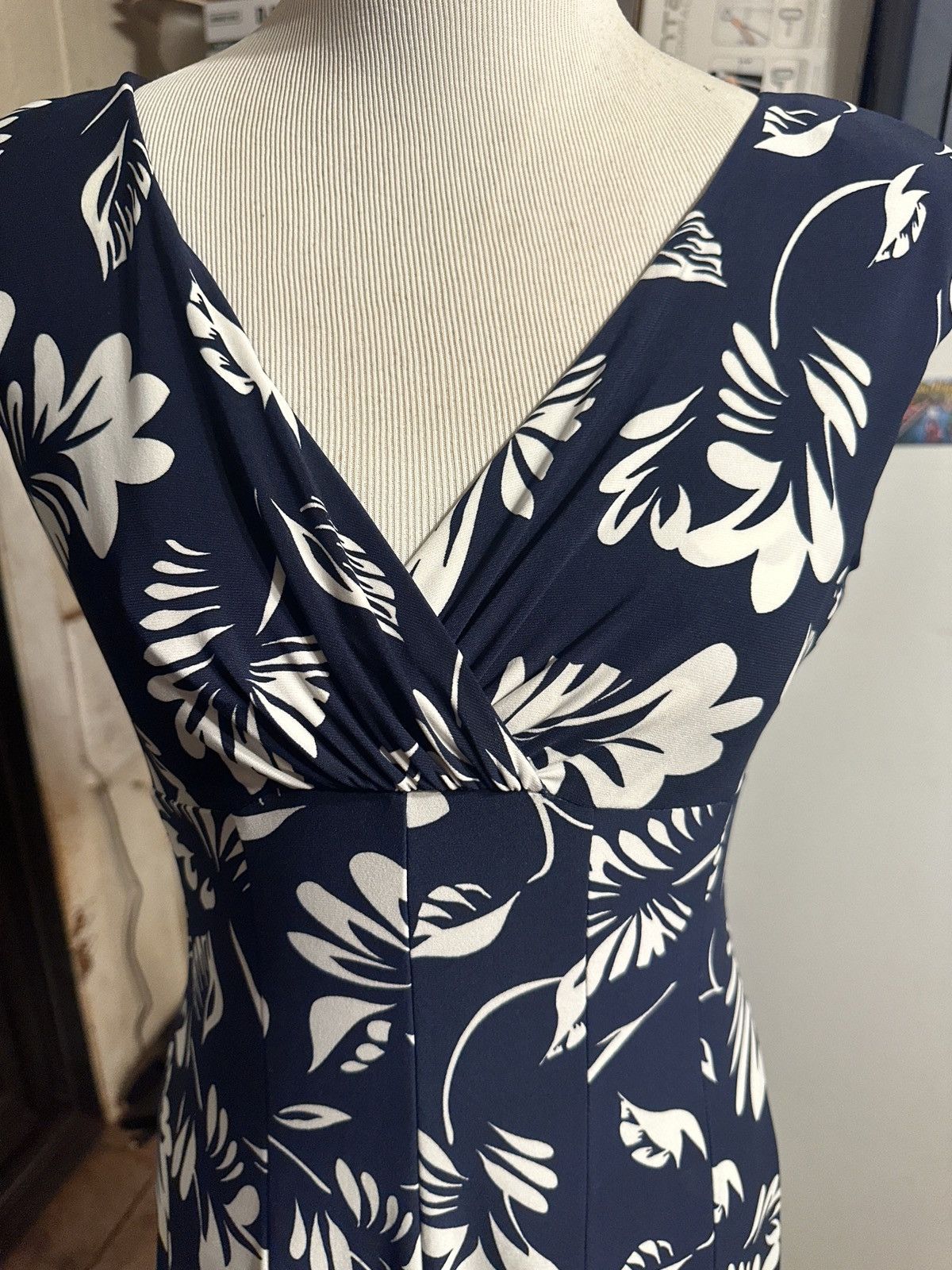 Ralph Lauren Ralph Lauren Lighthouse Wrap Dress Hawaiian Blue Women's 4 Size S / US 4 / IT 40 - 3 Thumbnail