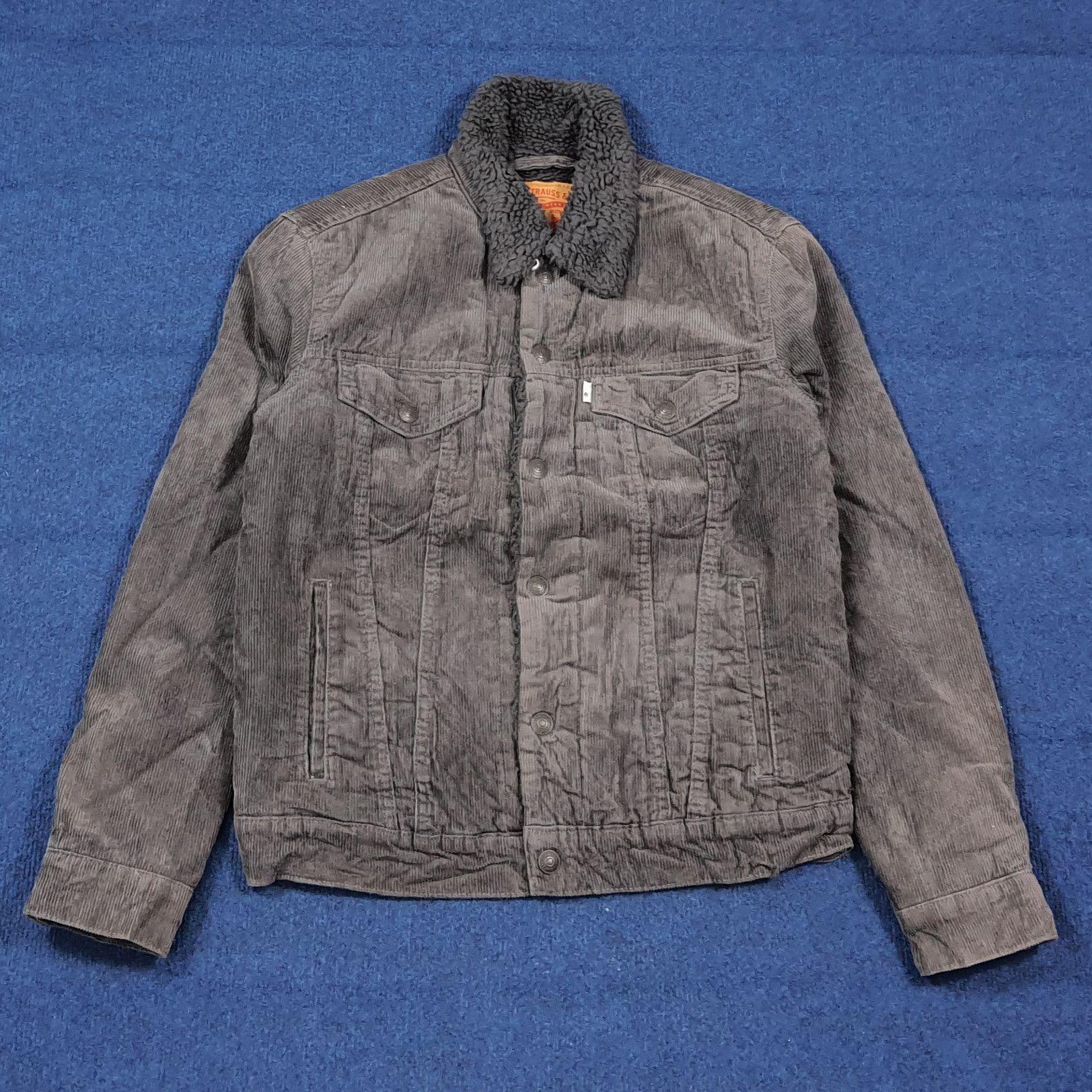 Levi's Vintage Levi’s Sherpa Lined Corduroy Trucker Jacket C279N25 Size US S / EU 44-46 / 1 - 1 Thumbnail