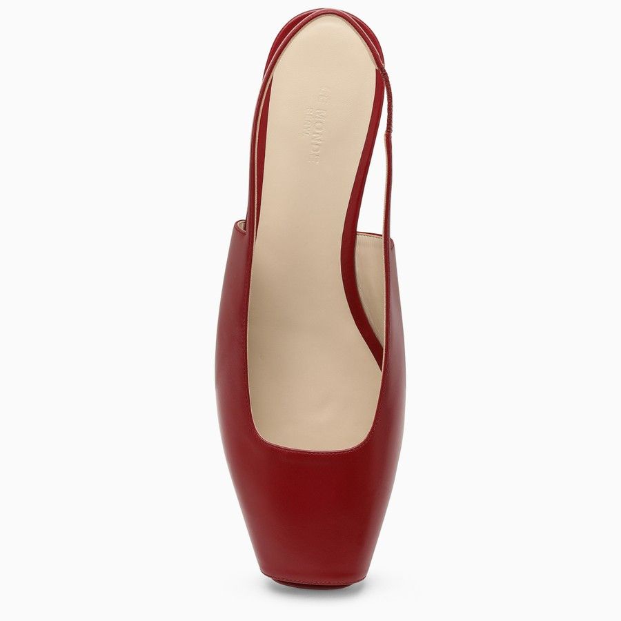 Le Monde Beryl o1d2blof0824 Low Leather Sandal in Red Size US 6 / IT 36 - 3 Thumbnail